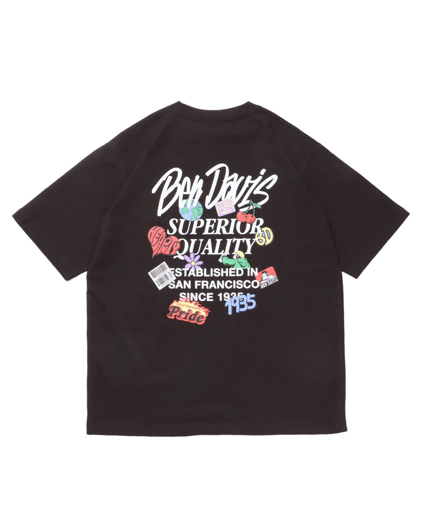 【BEN DAVIS(ベンデイビス)】GRATEFULTEE ブラック