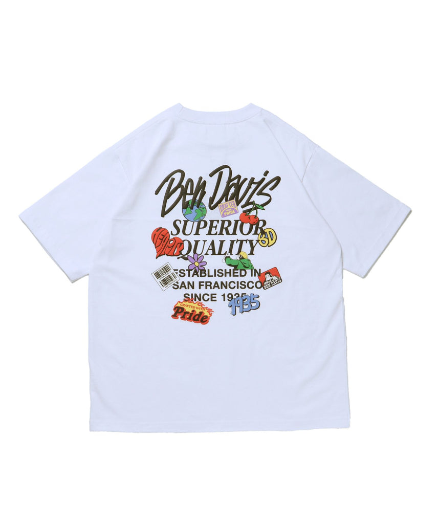 【BEN DAVIS(ベンデイビス)】GRATEFULTEE ホワイト