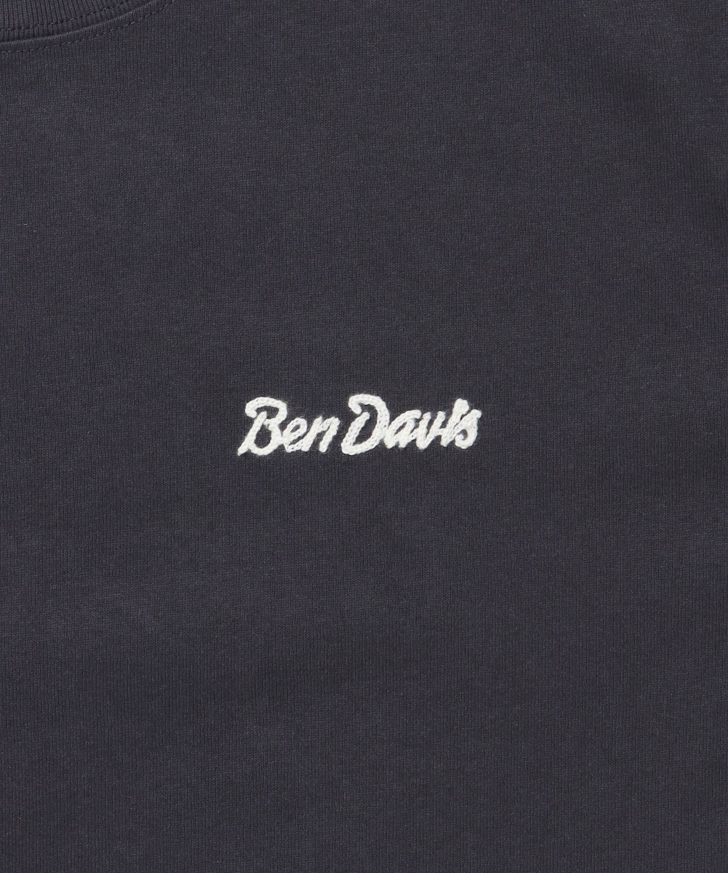 BD LABEL EMB TEE / Tシャツ クルーネック ワンポイント シンプル ユニセックス チャコール