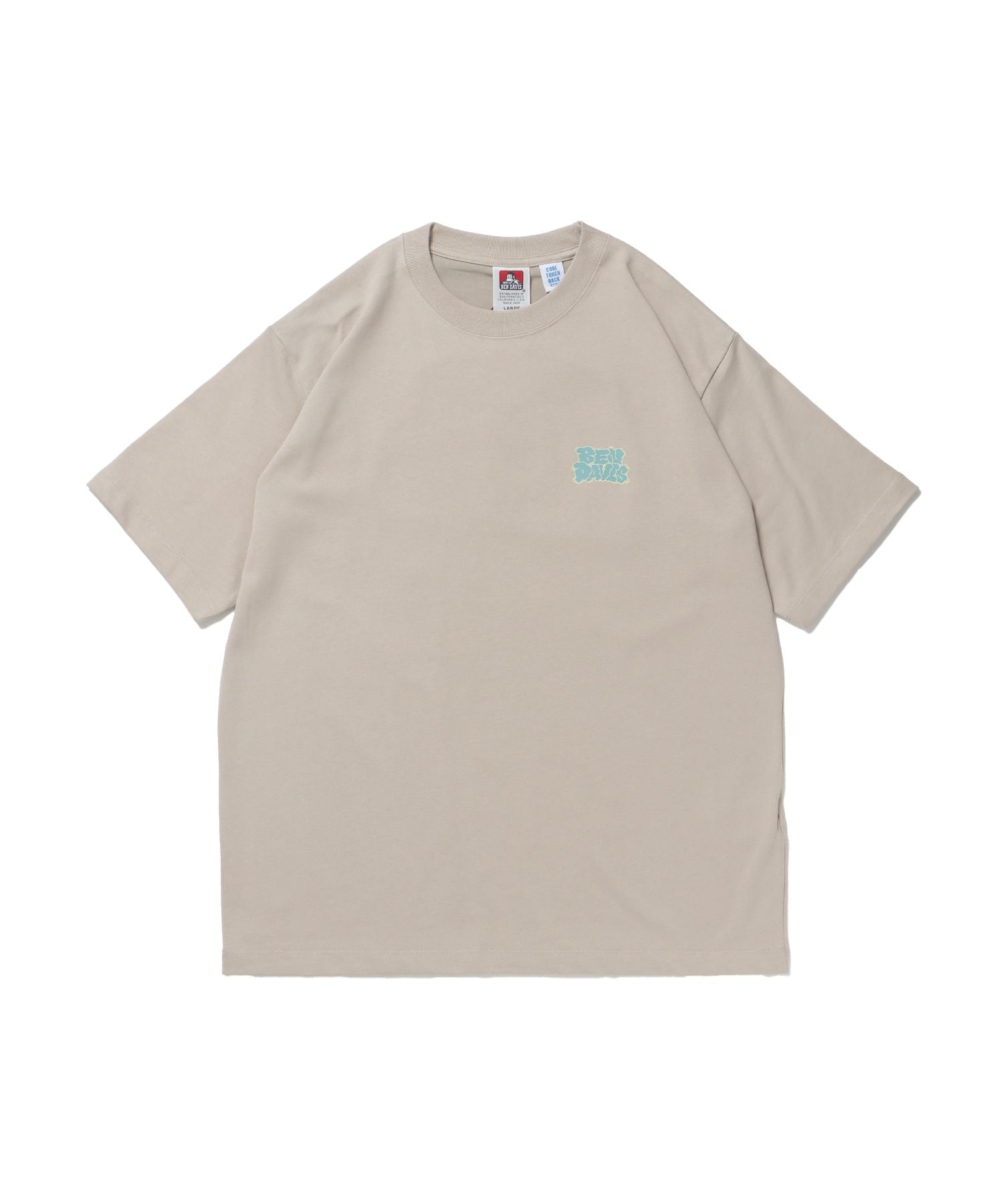 【BEN DAVIS(ベンデイビス)】OVERLAP COOL TEE ベージュ