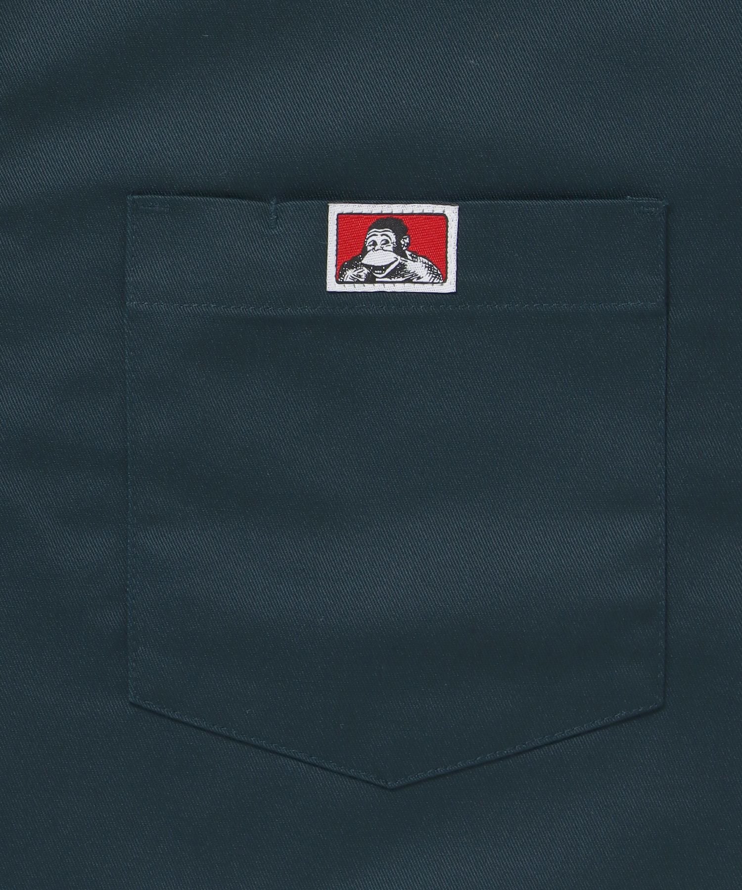 1/2ZIP S/S SHIRT / ハーフジップ シャツ 半袖 クルーネック ワンポイント ピス ワンポイント 【セットアップ着用可能】 ダークグリーン