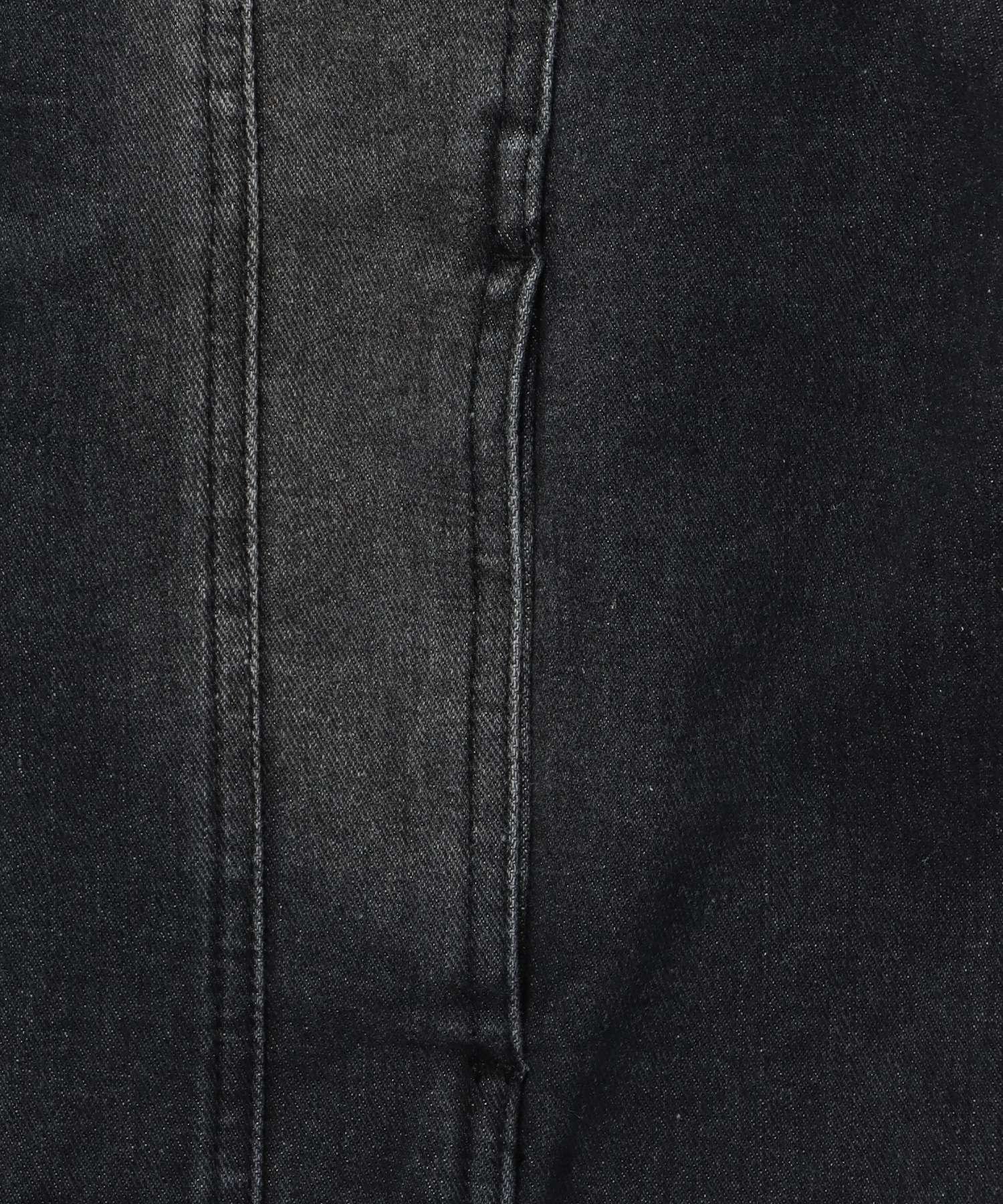 ※WEB限定 / ロールアップスタッズデニム / sqnz star roll-up denim ブラック