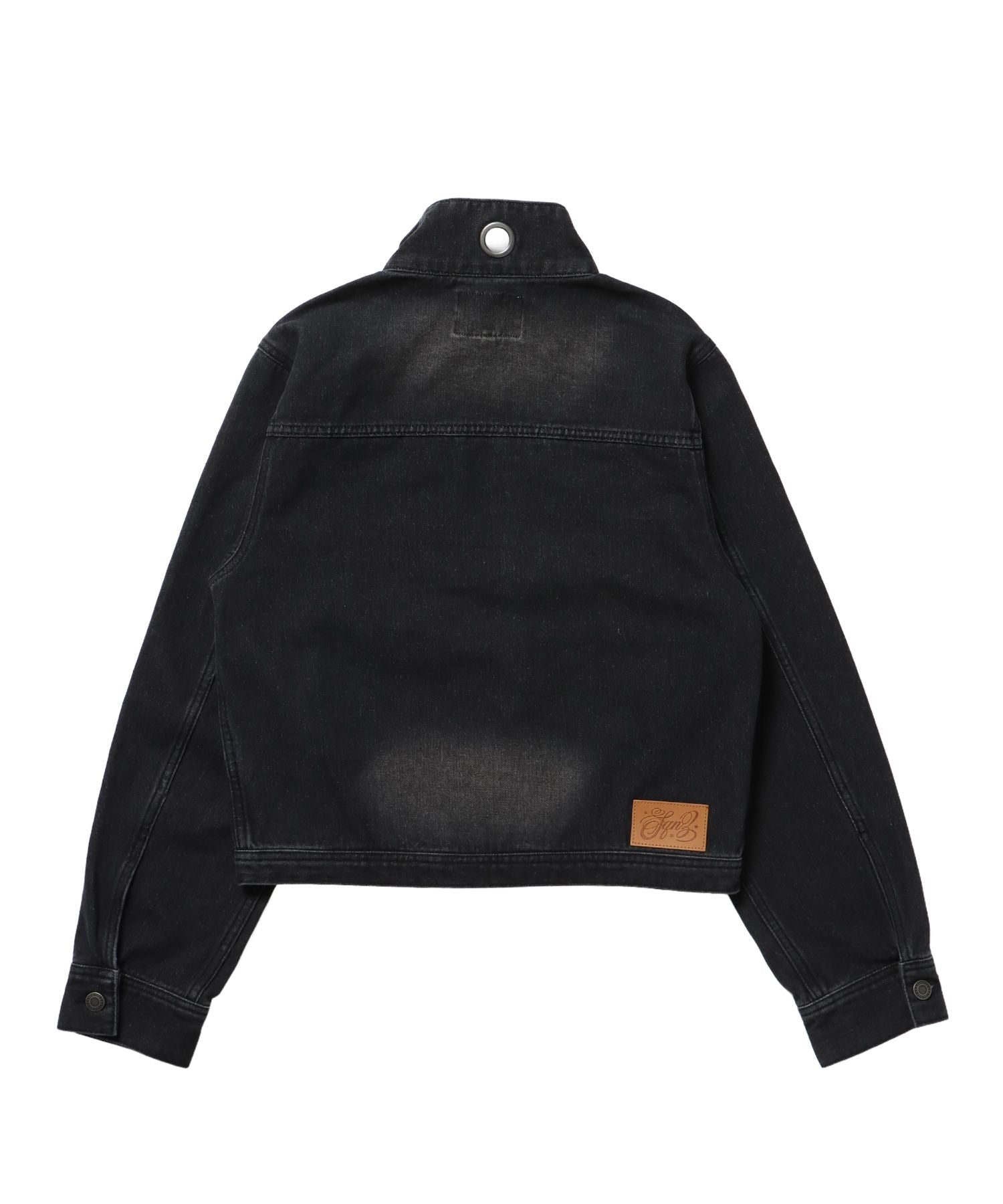 ※WEB限定 / ロールアップスタッズデニム / sqnz star roll-up denim ブラック