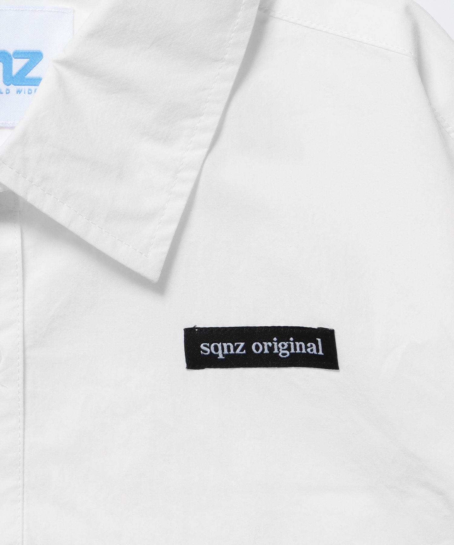 ※WEB限定 / レディースクロップドシャツ / sqnz cropped shirts ホワイト