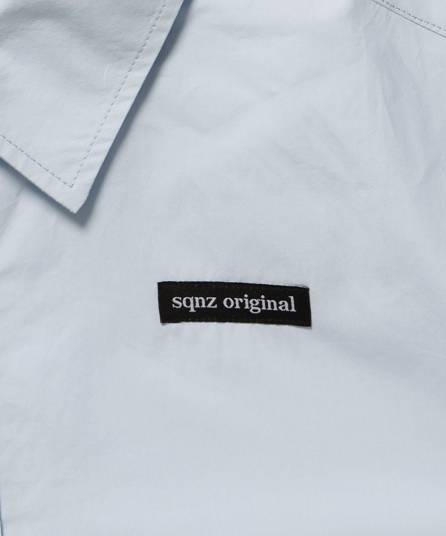 ※WEB限定 / レディースクロップドシャツ / sqnz cropped shirts ライトブルー