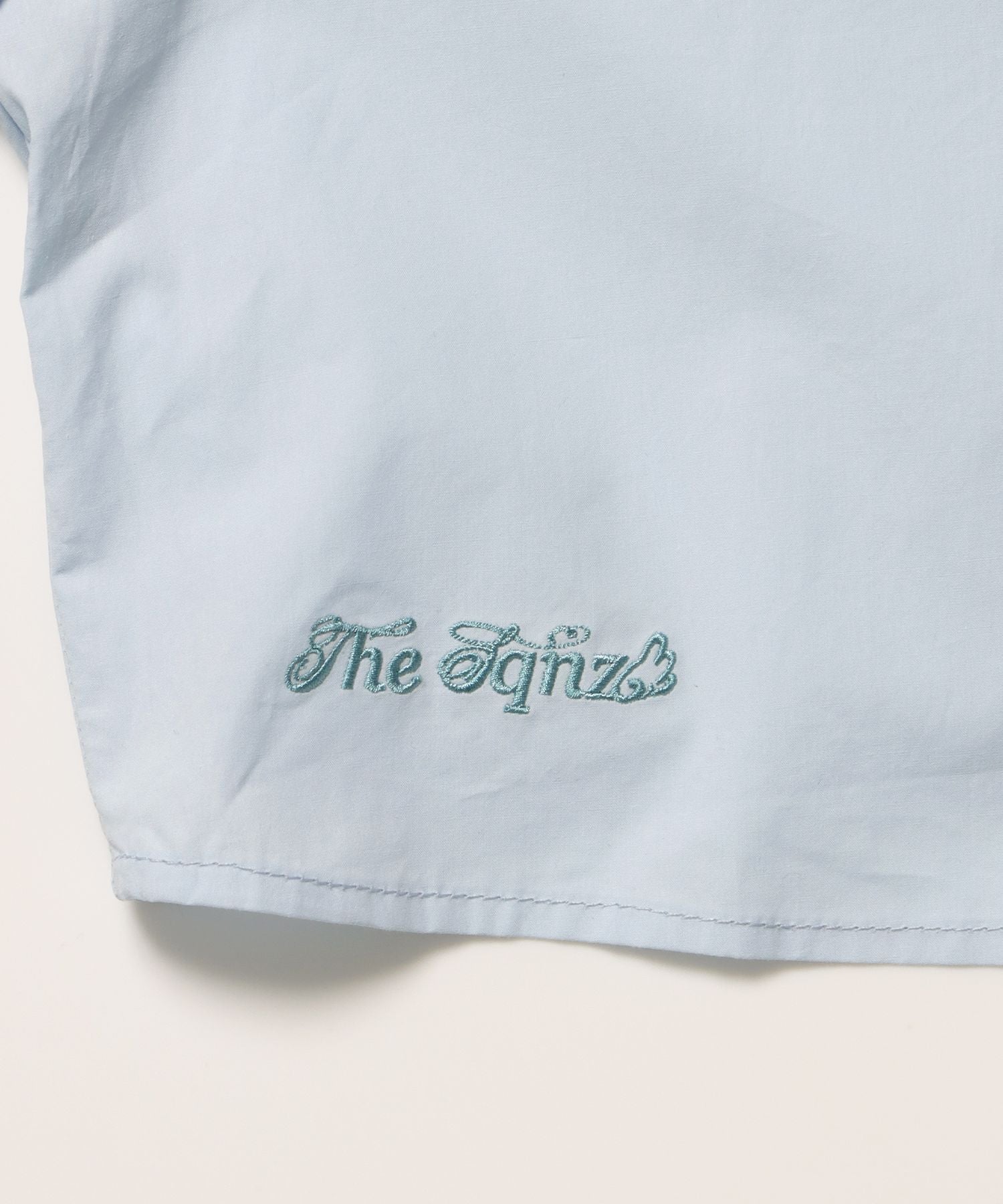 ※WEB限定 / レディースクロップドシャツ / sqnz cropped shirts ライトブルー