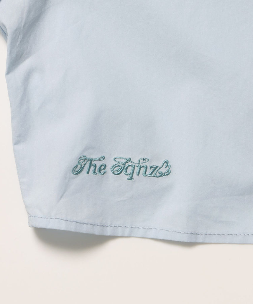 ※WEB限定 / レディースクロップドシャツ / sqnz cropped shirts ライトブルー