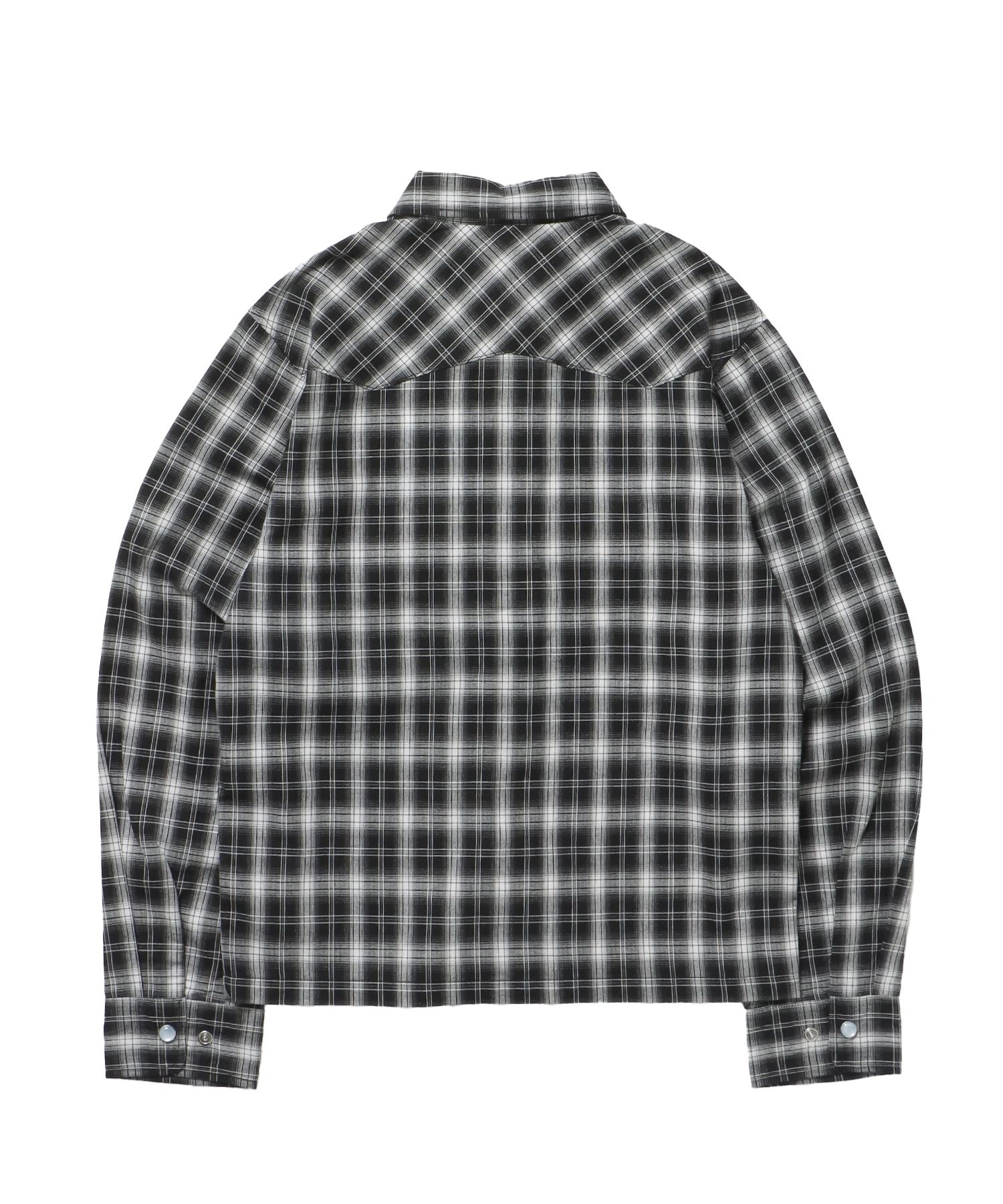 ※WEB限定 / ウエスタン長袖シャツ / sqnz western l/s shirts ブラック
