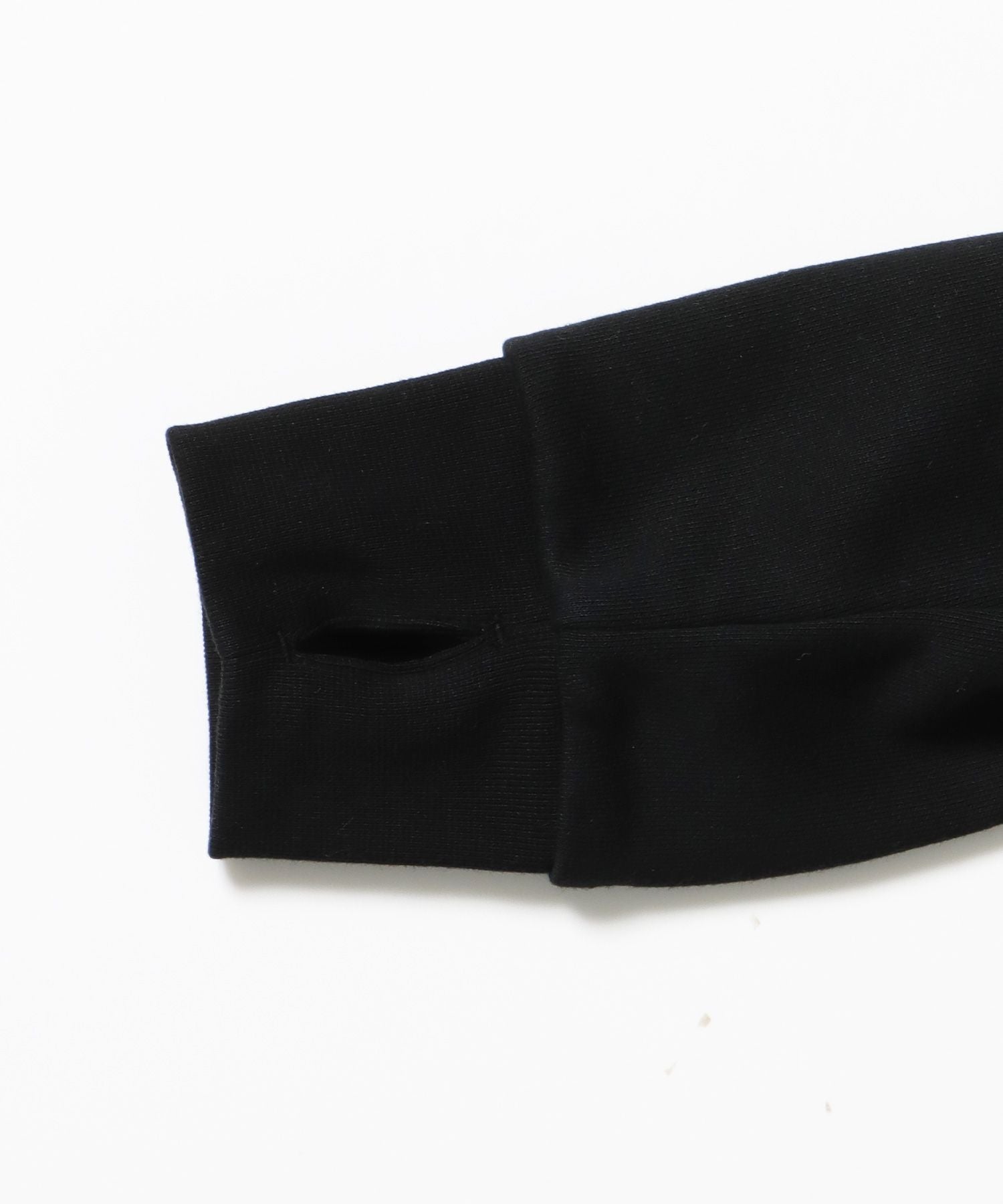 ※WEB限定 / 短丈ラインストーンジップパーカー / sqnz rhinestone & eyelet zip p/k ブラック