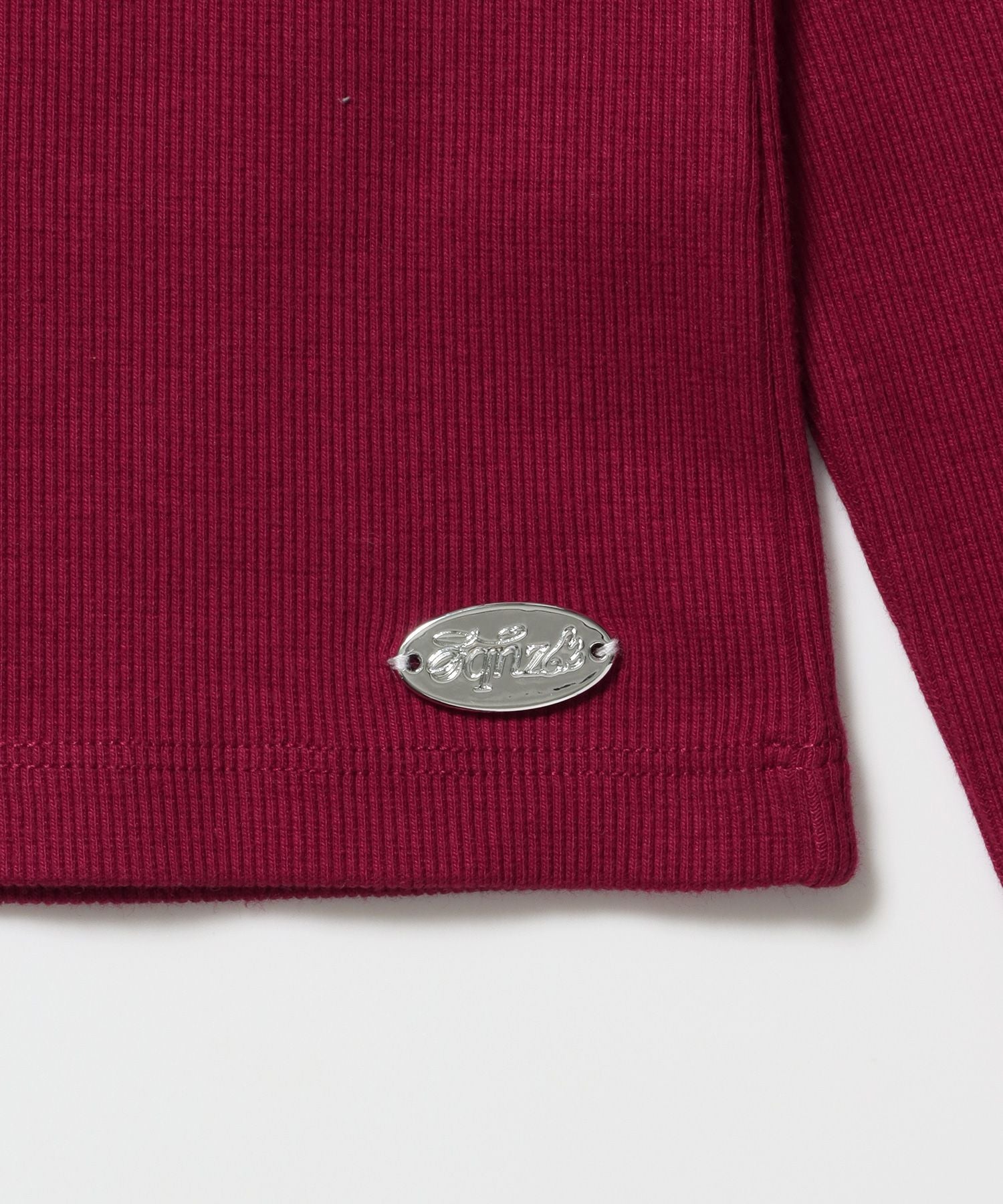 ※WEB限定 / レディースフィットカーディガン / sqnz fit cardigan バーガンディー