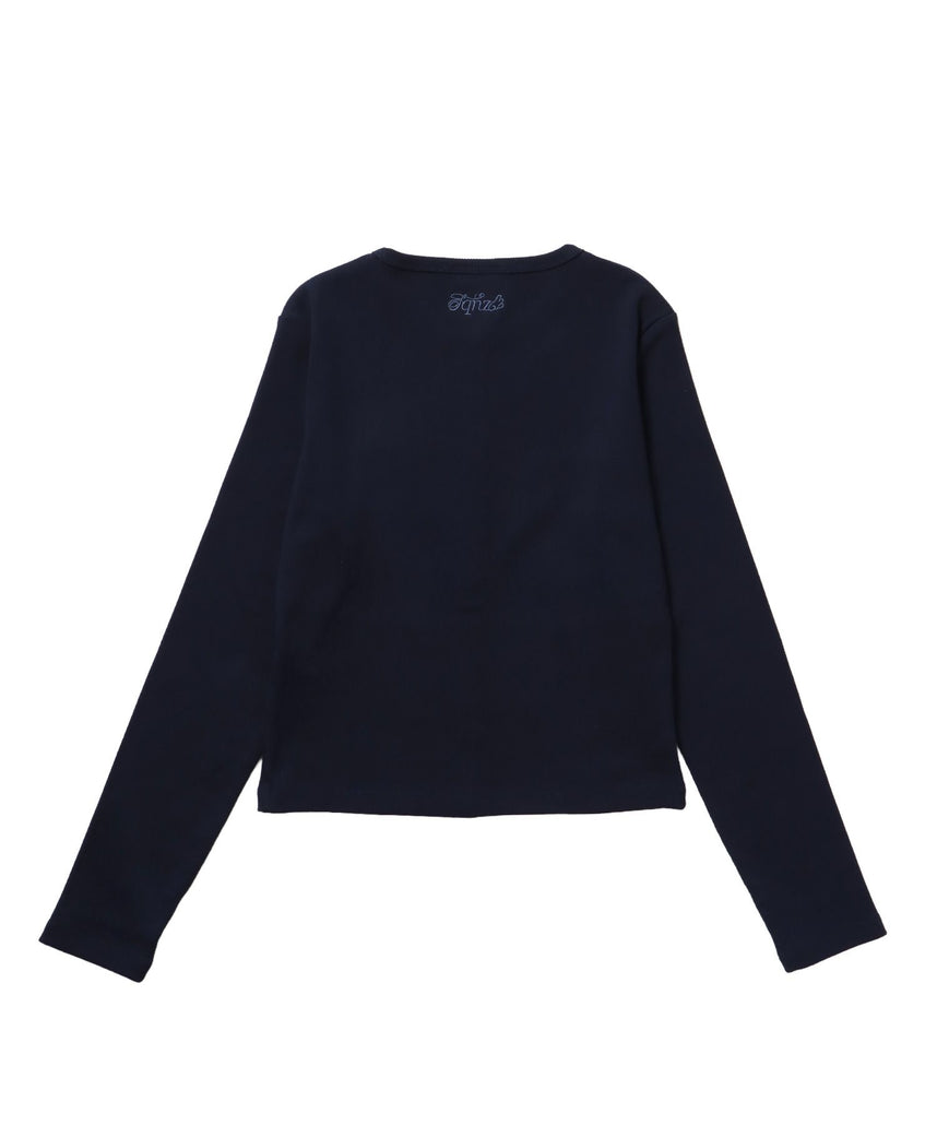 ※WEB限定 / レディースフィットカーディガン / sqnz fit cardigan ネイビー