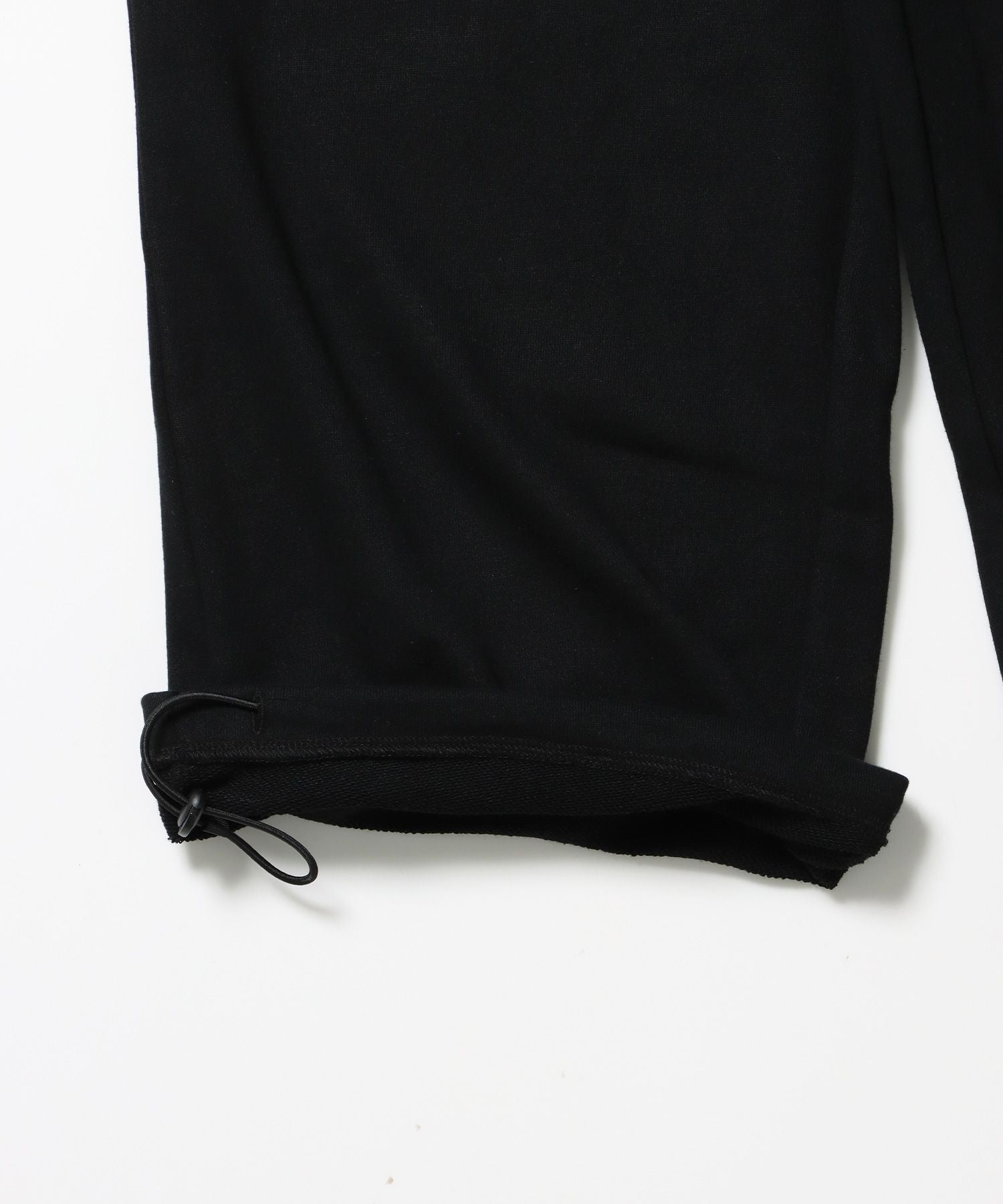 sqnz rhinestone & eyelet sweat pants / ラインストーン スウェットパンツ 裏毛 ハトメ ポケット 【セットアップ着用可能】 ブラック