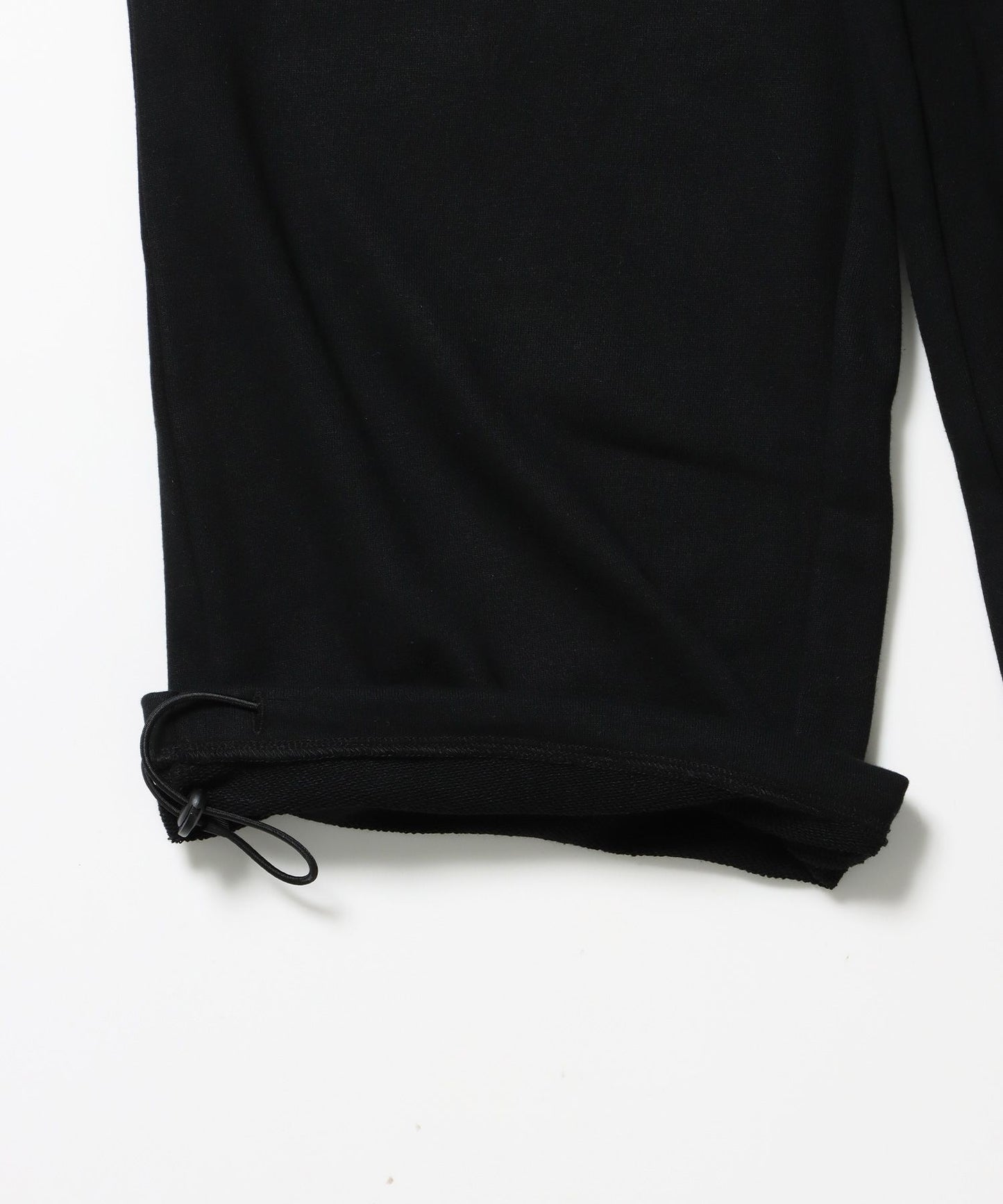 ※WEB限定 /レディースラインストーンスウェットパンツ / sqnz rhinestone & eyelet sweat pants ブラック