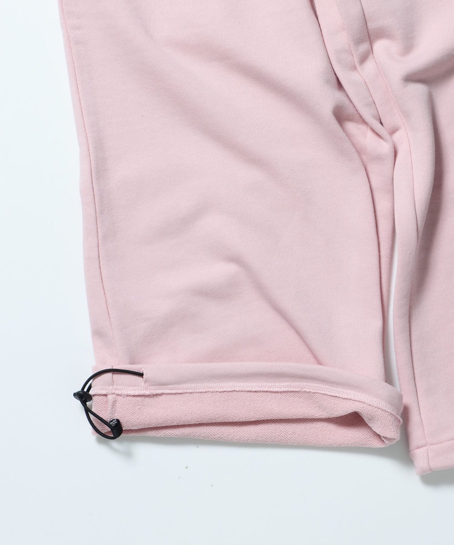 sqnz rhinestone & eyelet sweat pants / ラインストーン スウェットパンツ 裏毛 ハトメ ポケット 【セットアップ着用可能】 ライトピンク