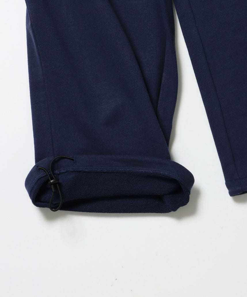 sqnz rhinestone & eyelet sweat pants / ラインストーン スウェットパンツ 裏毛 ハトメ ポケット 【セットアップ着用可能】 ダークネイビー