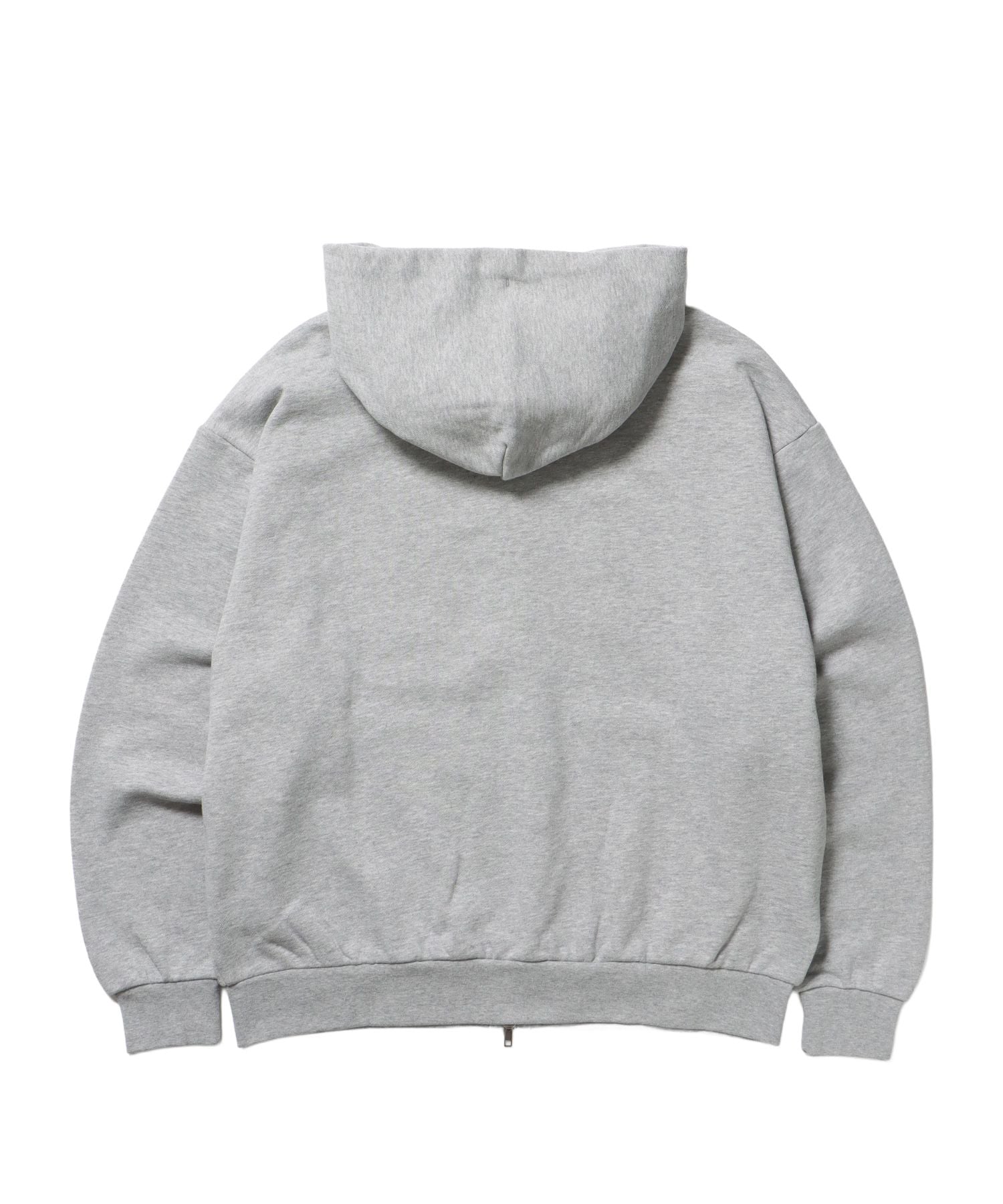 ≪予約商品≫※WEB限定 / アソートまたぎジップパーカー / sqnz logo applique zip p/k グレー
