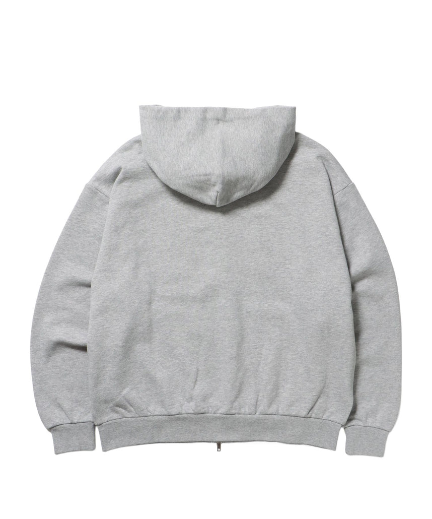 ≪予約商品≫※WEB限定 / アソートまたぎジップパーカー / sqnz logo applique zip p/k グレー