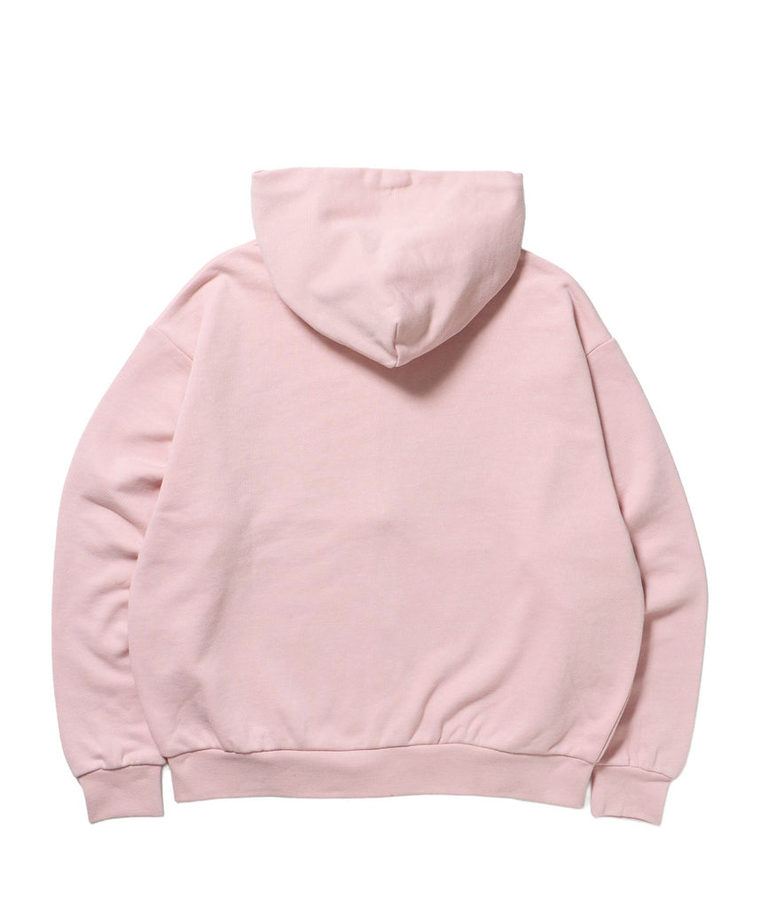 sqnz logo applique zip p/k / 裏毛 ダブルジップ ジップパーカー フーディ 星柄 ボーダー チェック ライトピンク