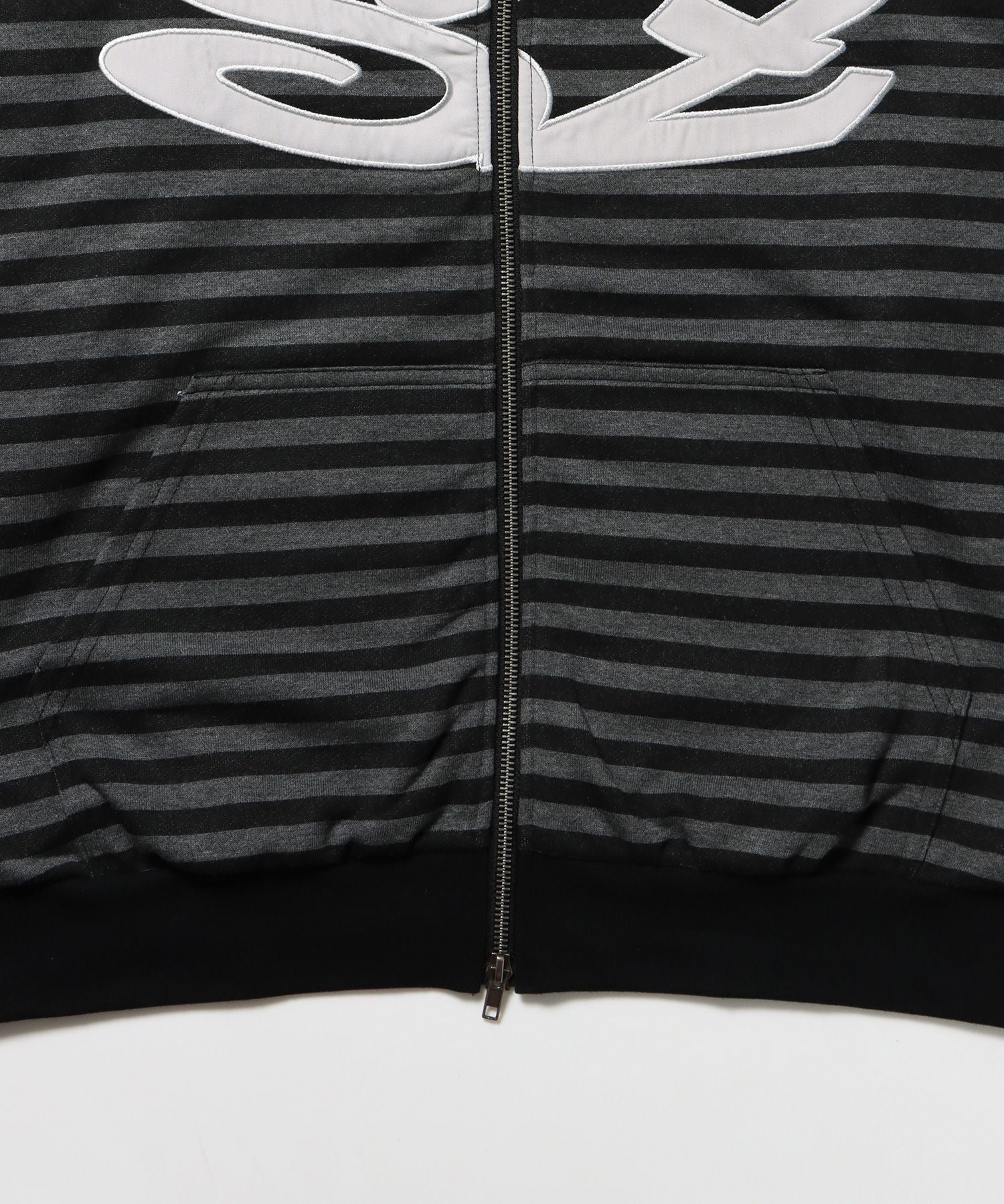 sqnz logo applique zip p/k / 裏毛 ダブルジップ ジップパーカー フーディ 星柄 ボーダー チェック 柄81