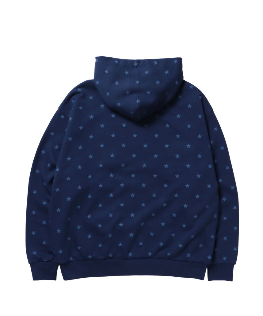 sqnz logo applique zip p/k / 裏毛 ダブルジップ ジップパーカー フーディ 星柄 ボーダー チェック 柄82