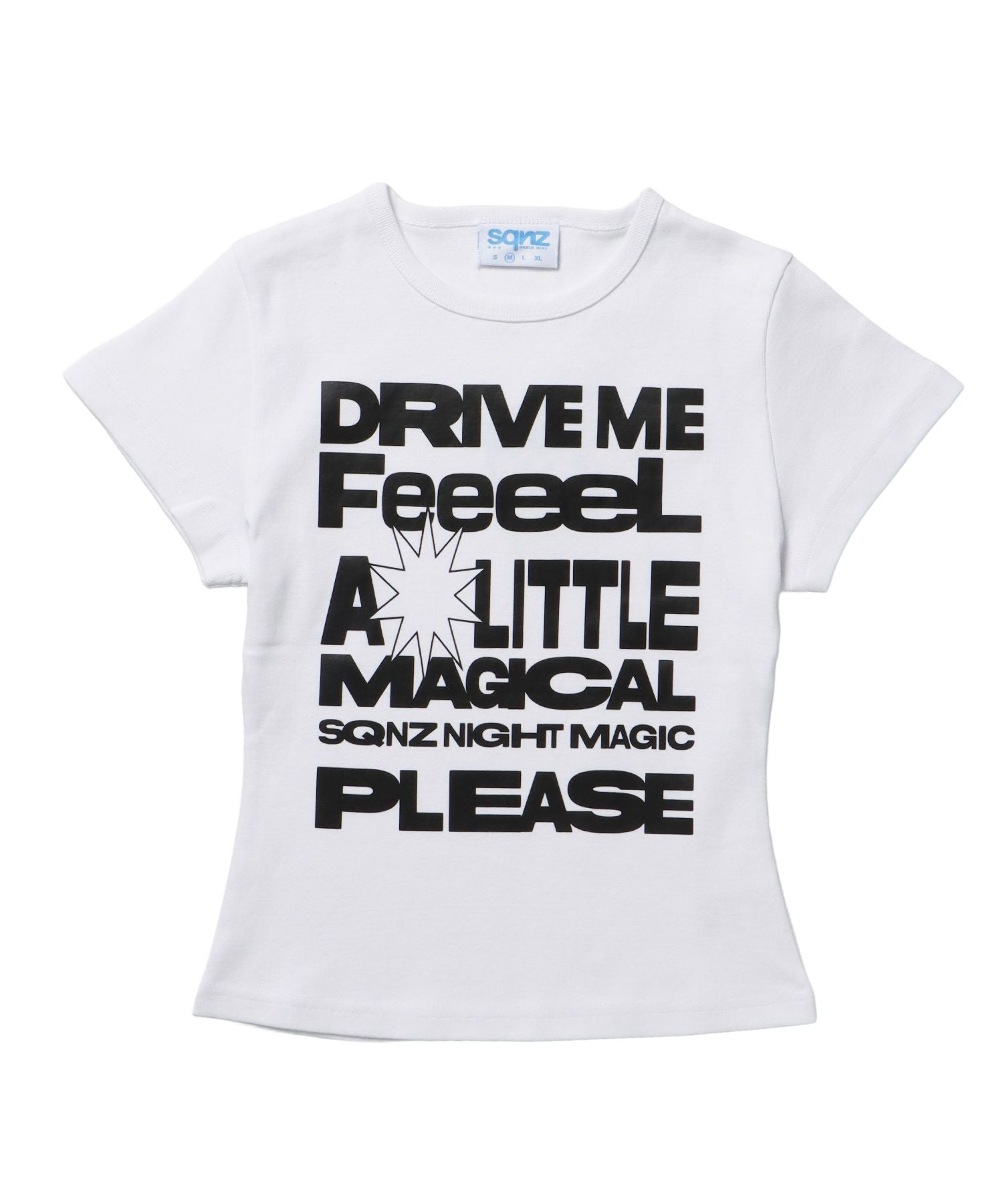 ≪予約商品≫※WEB限定 /ビックロゴコンパクトT / sqnz message pt compact teeホワイト