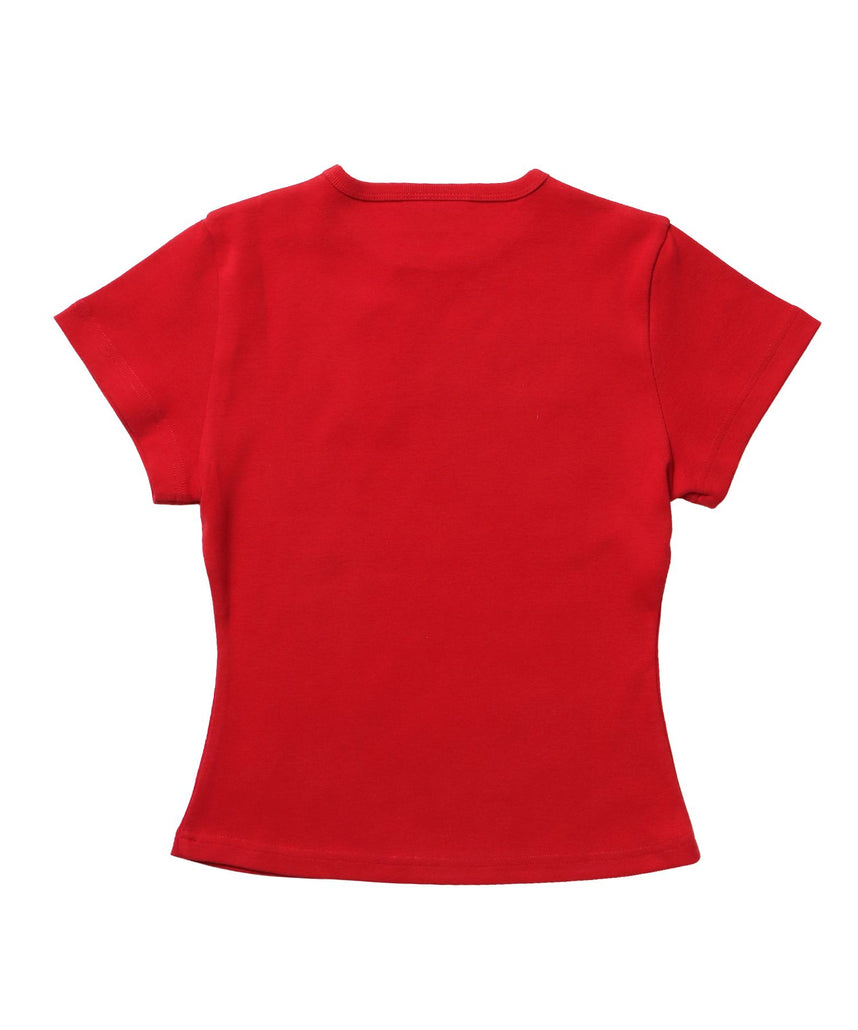 ※WEB限定 / ビックロゴコンパクトT / sqnz message pt compact tee レッド
