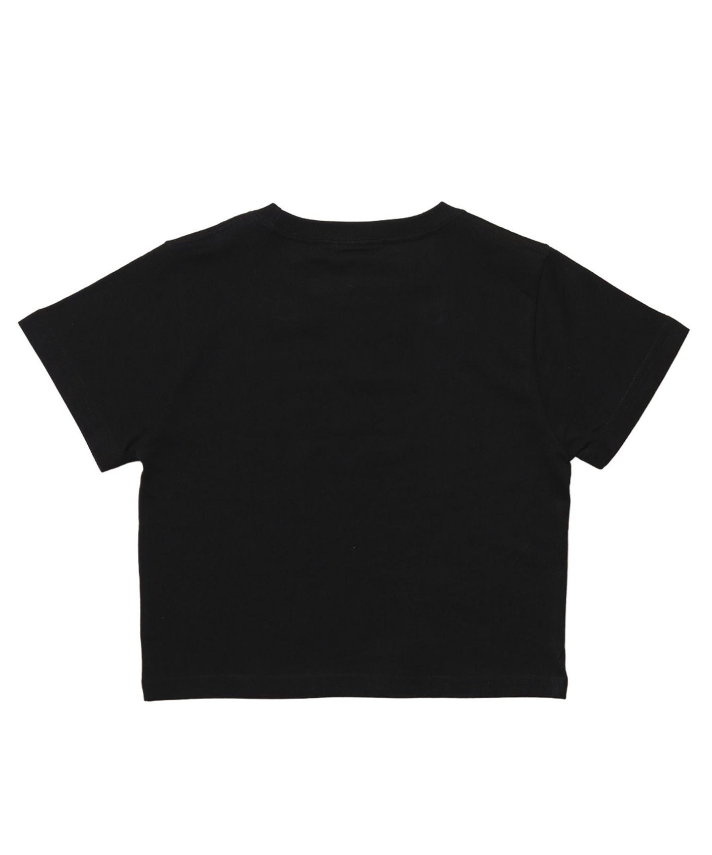 ※WEB限定 / ぼかしロゴ半袖ピチT / sqnz eyelet babe tee ブラック