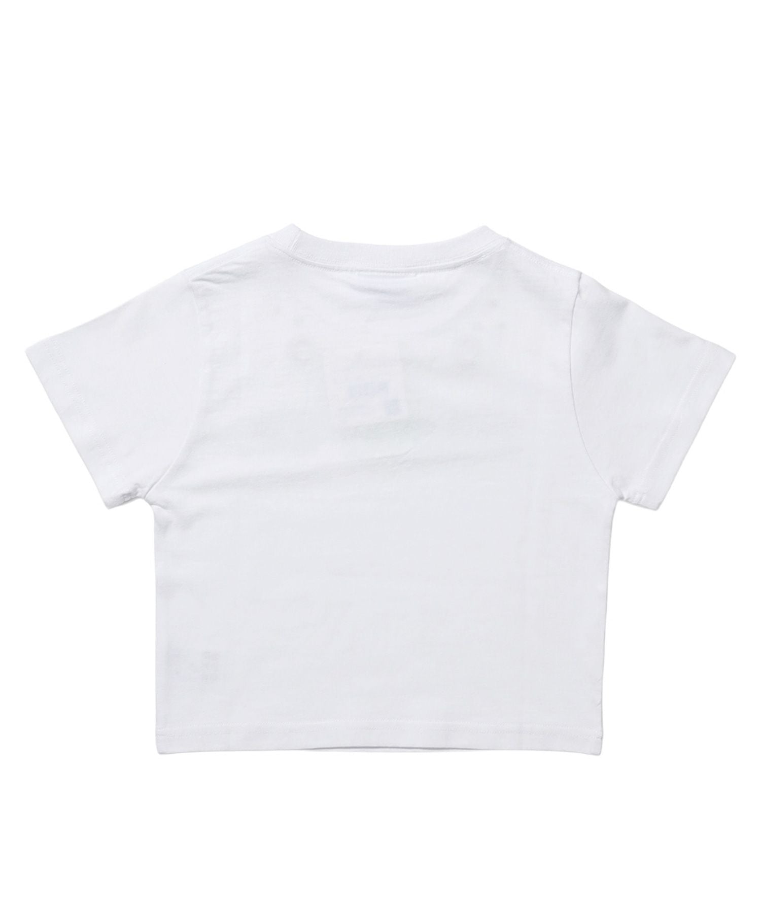 ※WEB限定 / ぼかしロゴ半袖ピチT / sqnz eyelet babe tee ホワイト