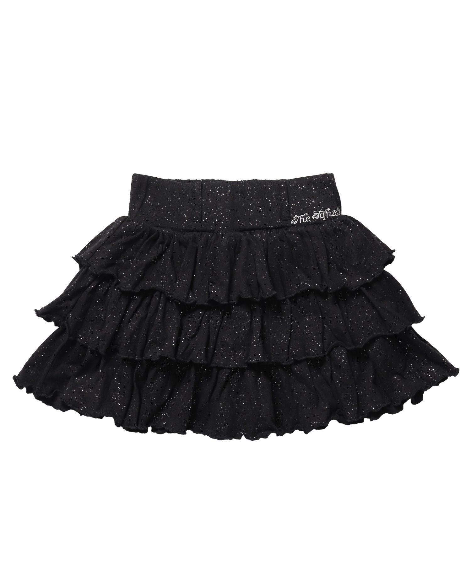 sqnz（エスキュンズ）】sqnz glitter tiered skirt / レディース