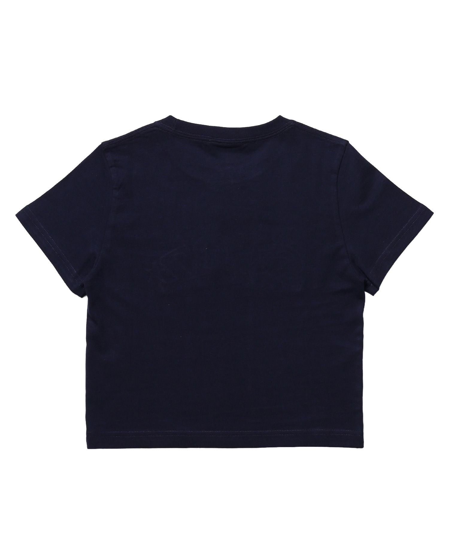 ※WEB限定 / スターロゴ半袖Tシャツ / sqnz star logo checkered applique tee ダークネイビー