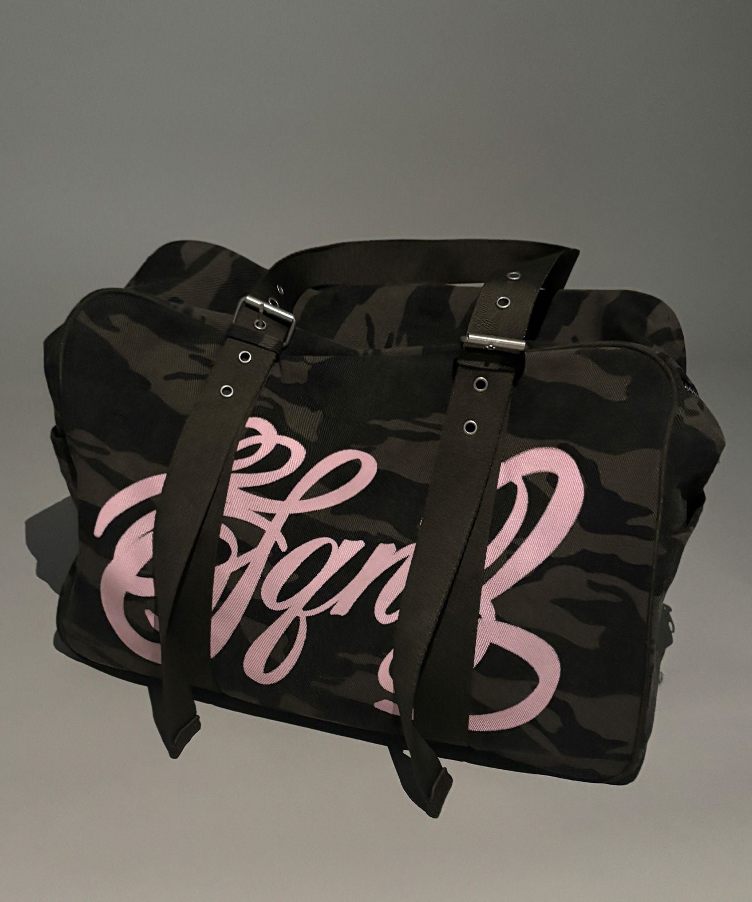 sqnz vintage boston bag / スクール ボストン バック アジャスター 迷彩柄 柄80