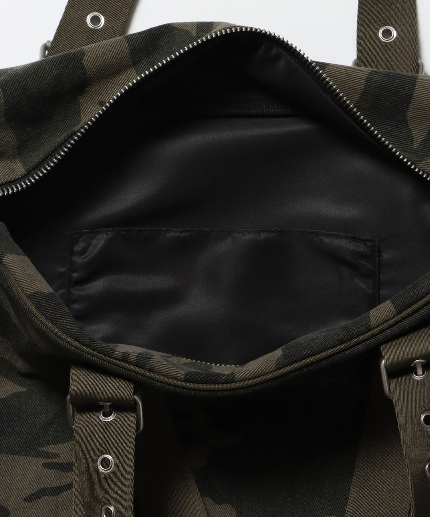 sqnz vintage boston bag / スクール ボストン バック アジャスター 迷彩柄 柄80