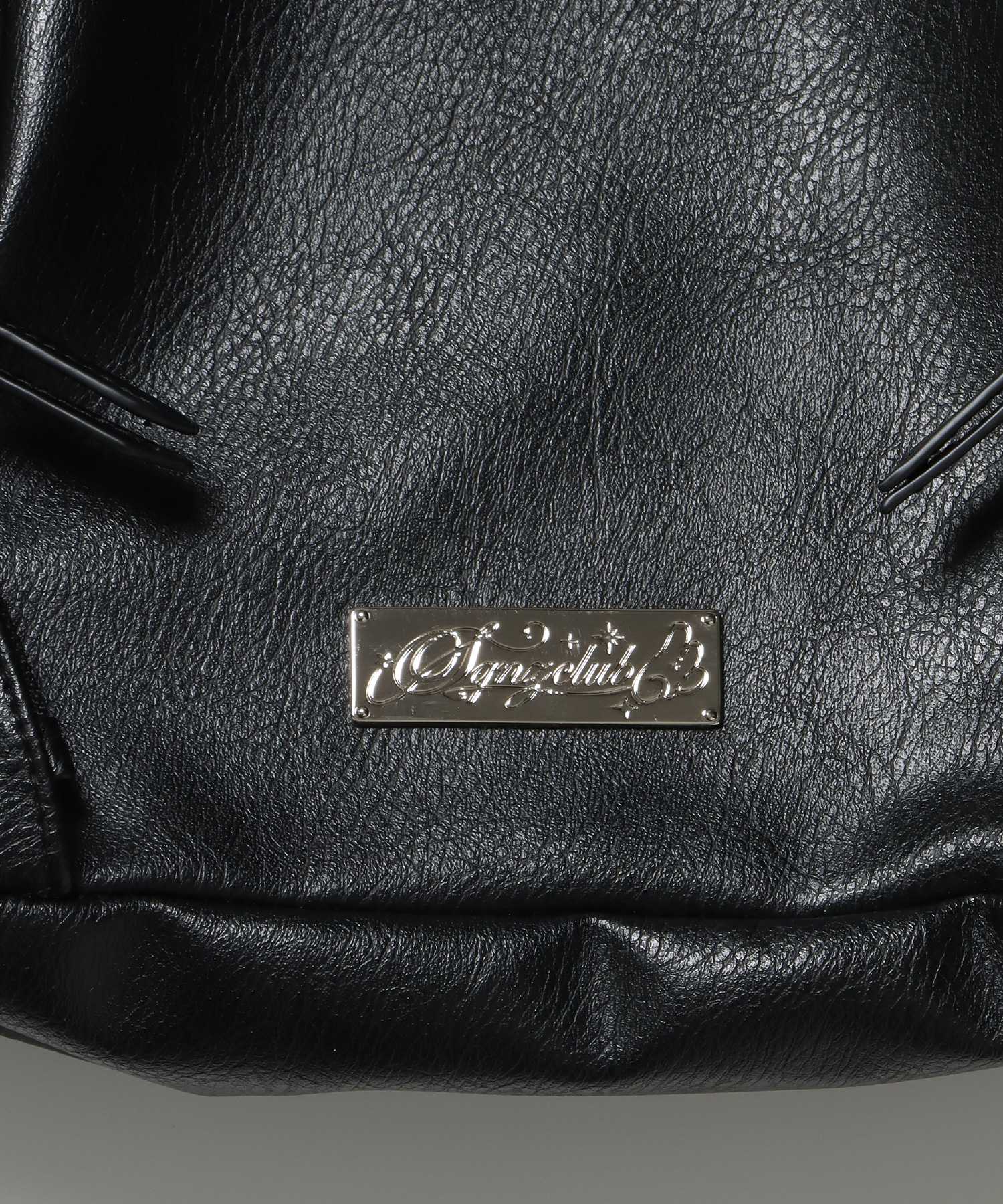 sqnz star eylet bag / フェイクレザー フェイクスウェード バック アジャスター ハンドバック ハトメ