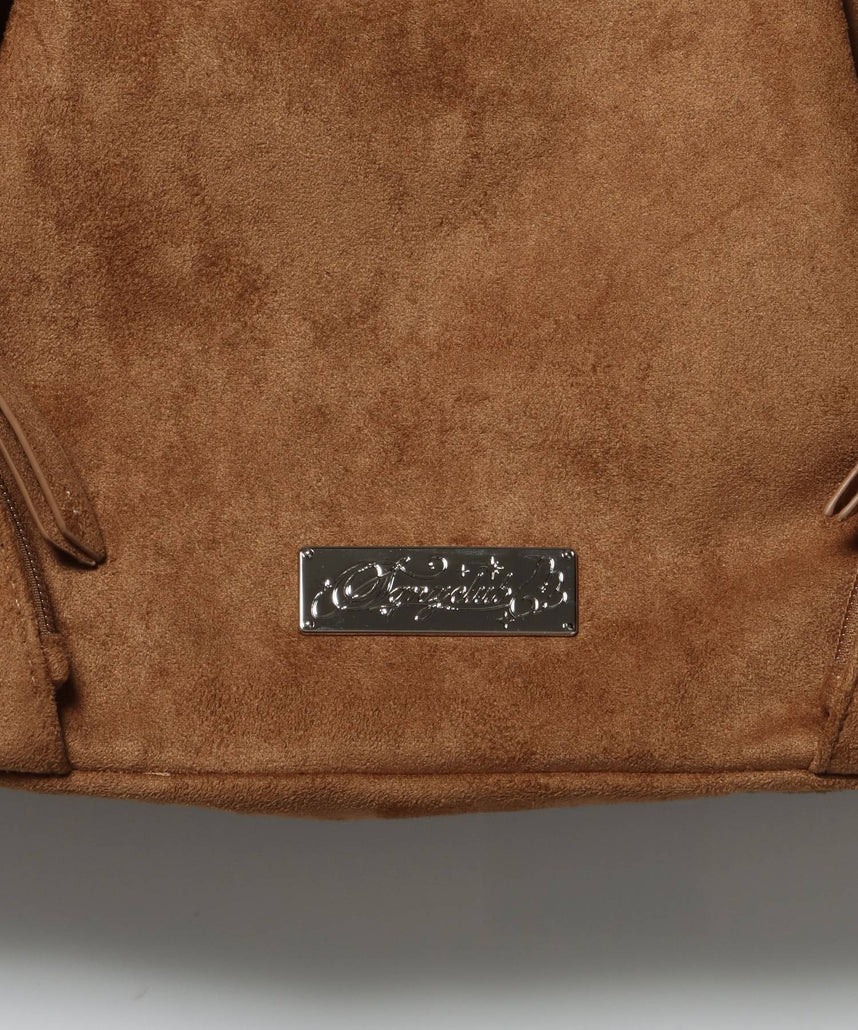 sqnz star eylet bag / フェイクレザー フェイクスウェード バック アジャスター ハンドバック ハトメ