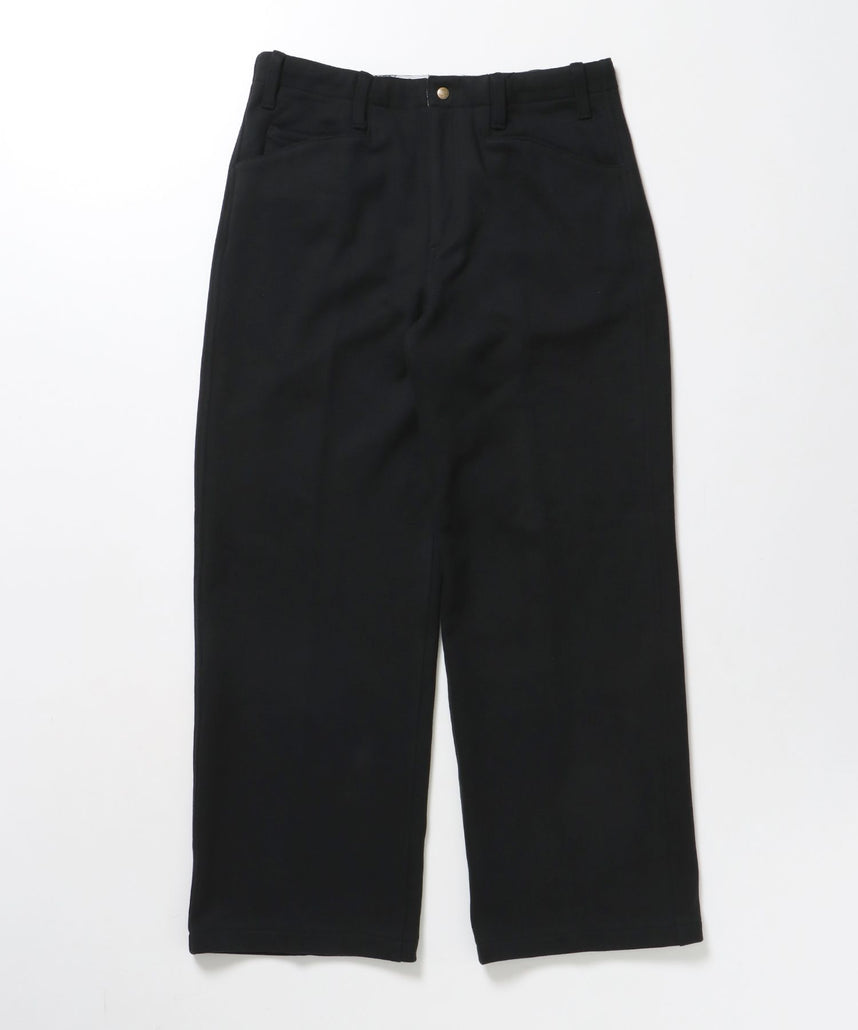【BEN DAVIS(ベンデイビス)】90TH H.SWEAT EXTRA WIDE PANTS / エクストラワイド スウェット パンツ ヘビーウエイト 裏毛 ドローストリング ≪セットアップ対応≫ ブラック