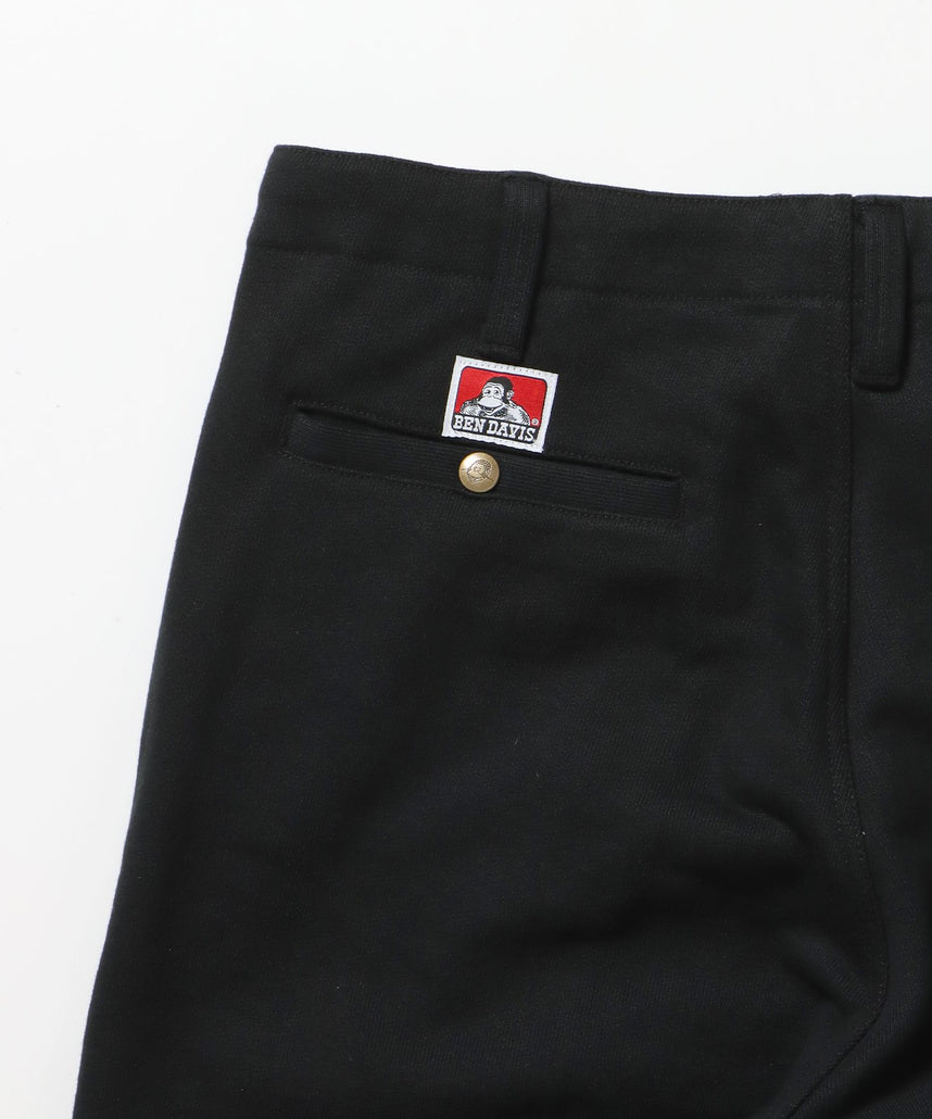 90TH H.SWEAT EXTRA WIDE PANTS / エクストラワイド スウェット パンツ ヘビーウエイト 裏毛 ドローストリング ≪セットアップ対応≫ ブラック