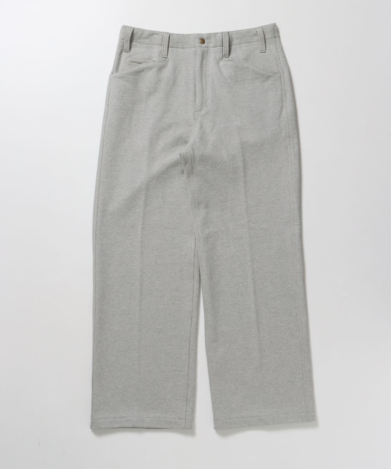 【BEN DAVIS(ベンデイビス)】90TH H.SWEAT EXTRA WIDE PANTS / エクストラワイド スウェット パンツ ヘビーウエイト 裏毛 ドローストリング ≪セットアップ対応≫ グレー