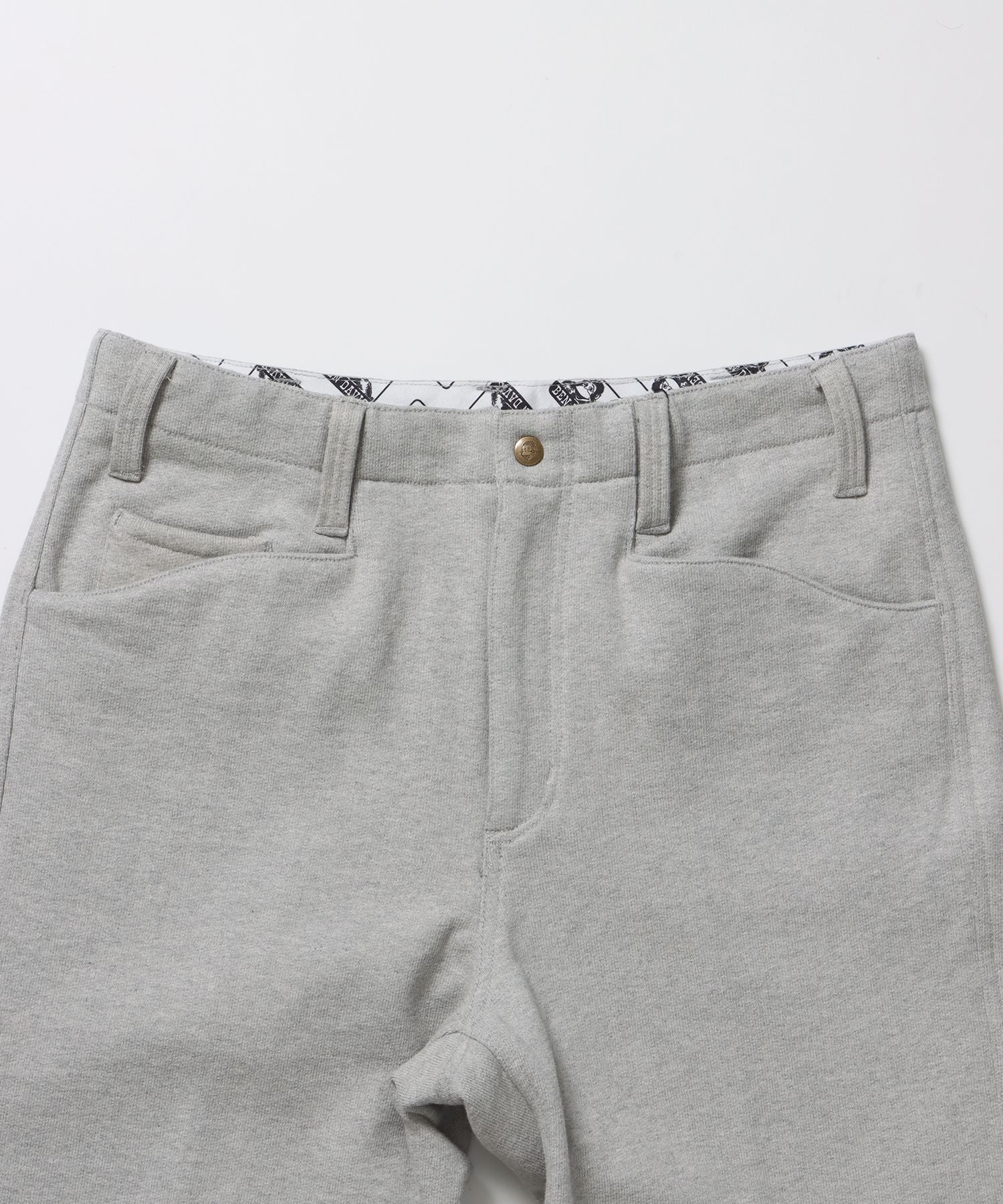 90TH H.SWEAT EXTRA WIDE PANTS / エクストラワイド スウェット パンツ ヘビーウエイト 裏毛 ドローストリング ≪セットアップ対応≫ グレー