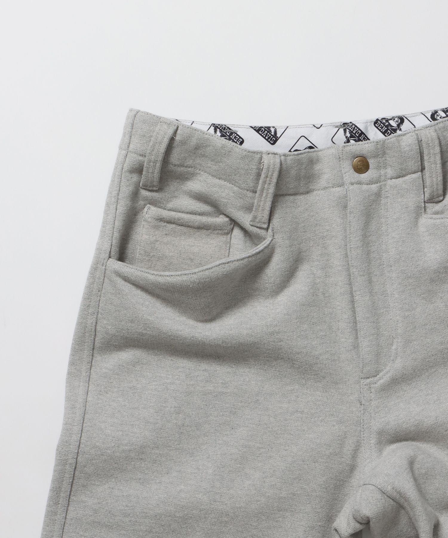 90TH H.SWEAT EXTRA WIDE PANTS / エクストラワイド スウェット パンツ ヘビーウエイト 裏毛 ドローストリング ≪セットアップ対応≫ グレー