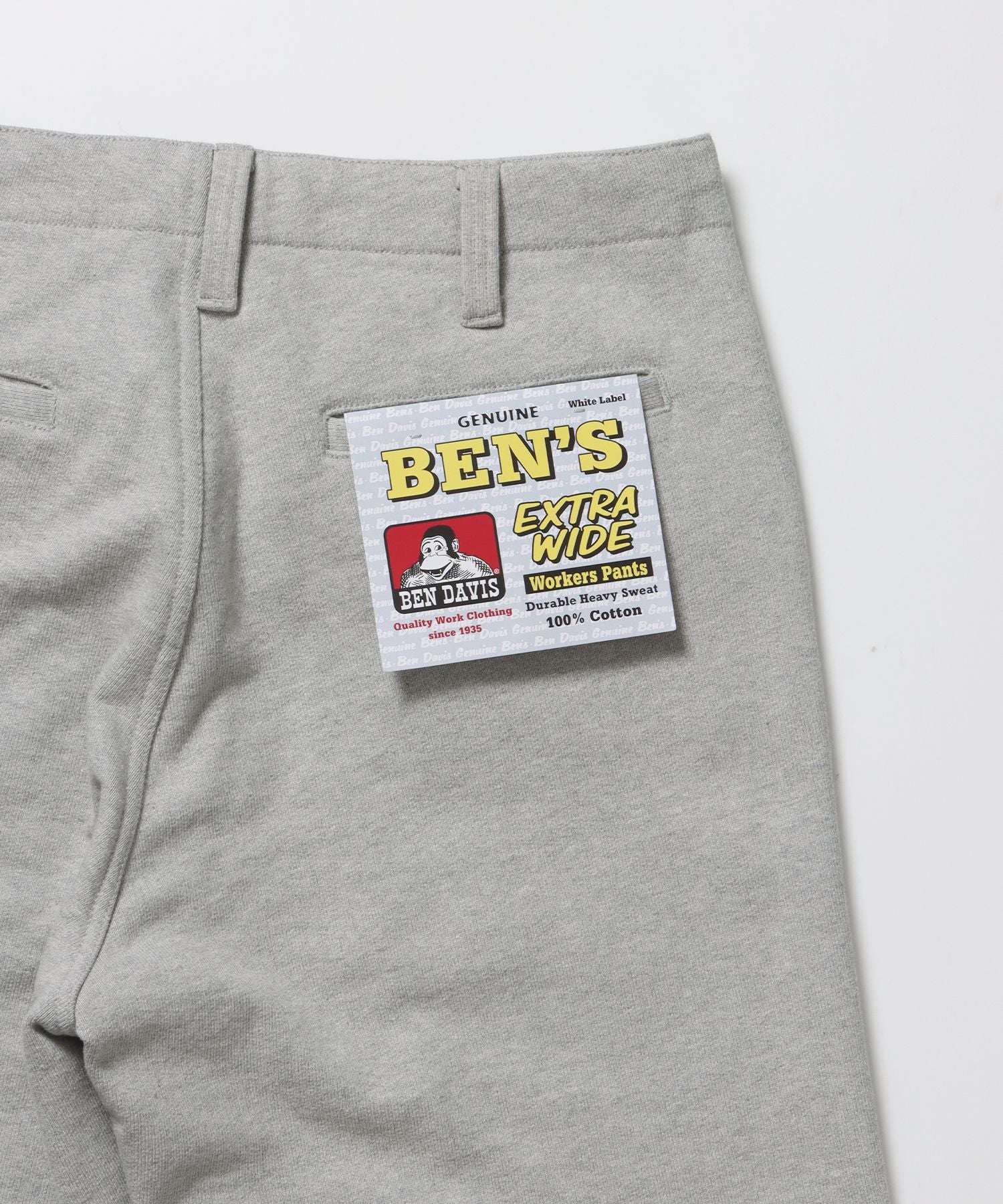 90TH H.SWEAT EXTRA WIDE PANTS / エクストラワイド スウェット パンツ ヘビーウエイト 裏毛 ドローストリング ≪セットアップ対応≫ グレー