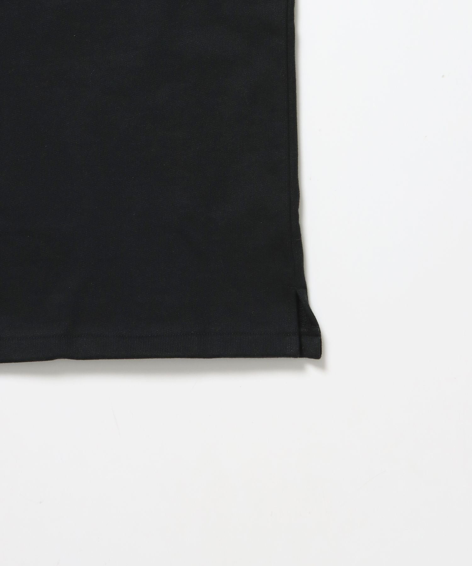 90TH H.SWEAT S/S 1/2 ZIP SHIRT / ヘビーウェイト 半袖 ハーフジップ 裏毛 ワンポイント ≪セットアップ対応≫ ブラック