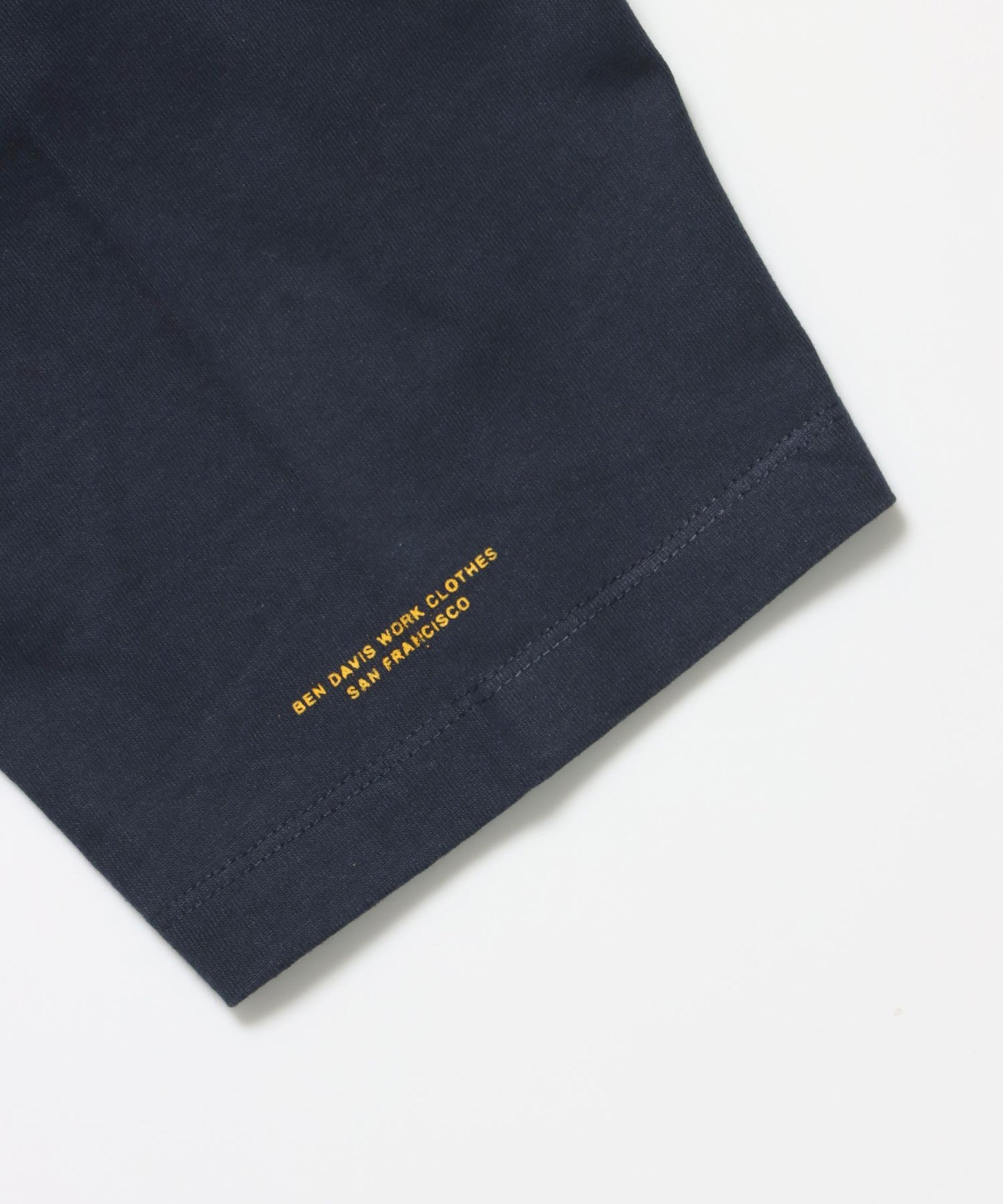 CLASSIC LOGO TEE NV / オーバーサイズ ヘビーウェイト 半袖 クルーネック プリント ワンポイント ネイビー