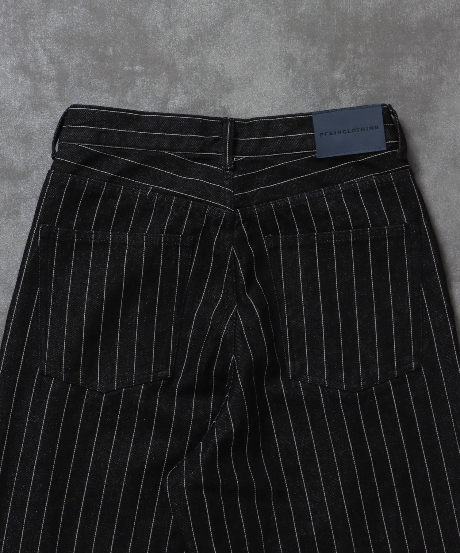 ワイドストレートタックデニムパンツ / デニム パンツ ボトムス ワイドシルエット デニム 【セットアップ対応】 柄80