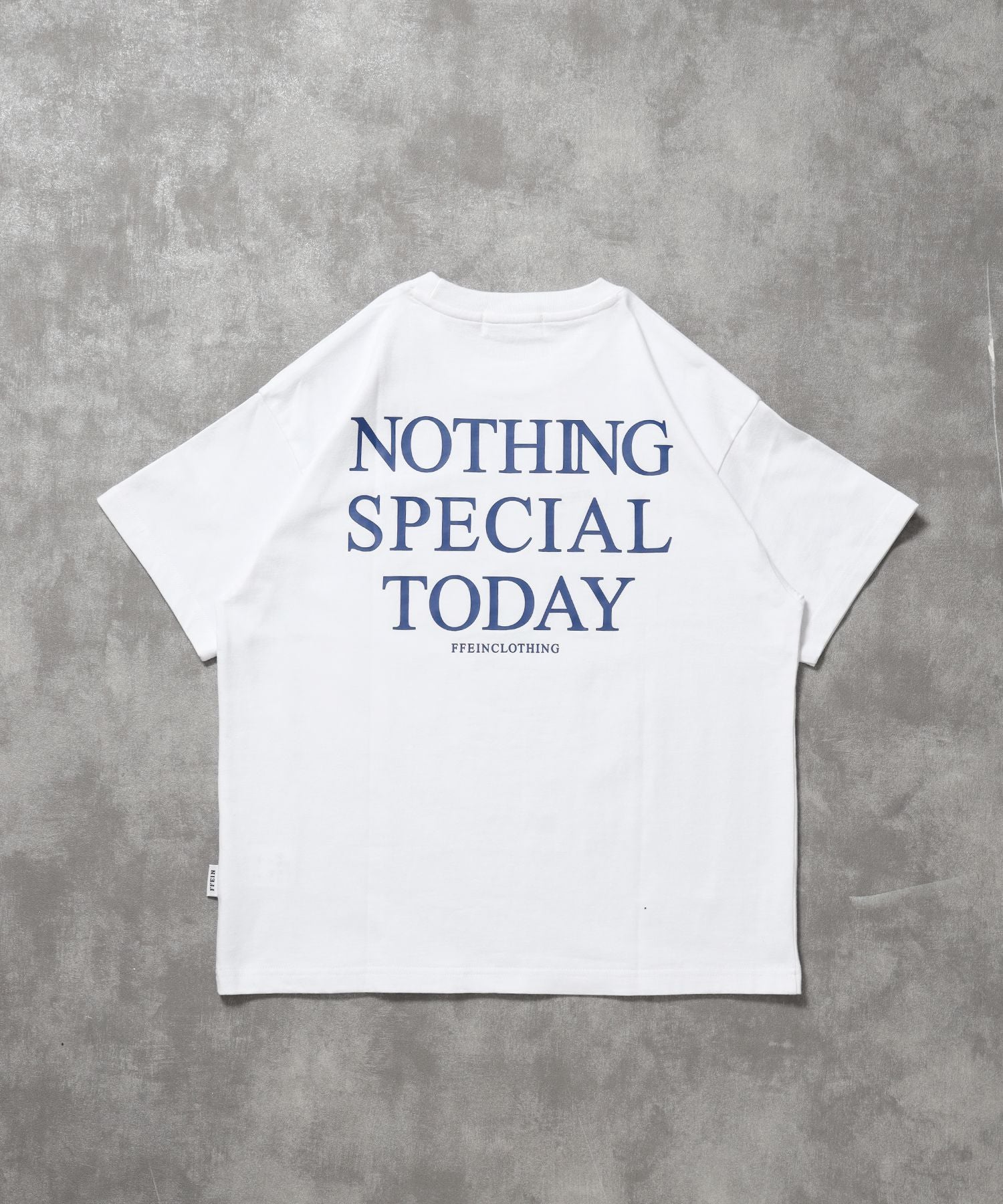 【FFEIN(フェイン)】アメリカンプリントロゴショート丈Tシャツ/ Tシャツ クルーネック 半袖 プリント 【短丈】 ホワイト