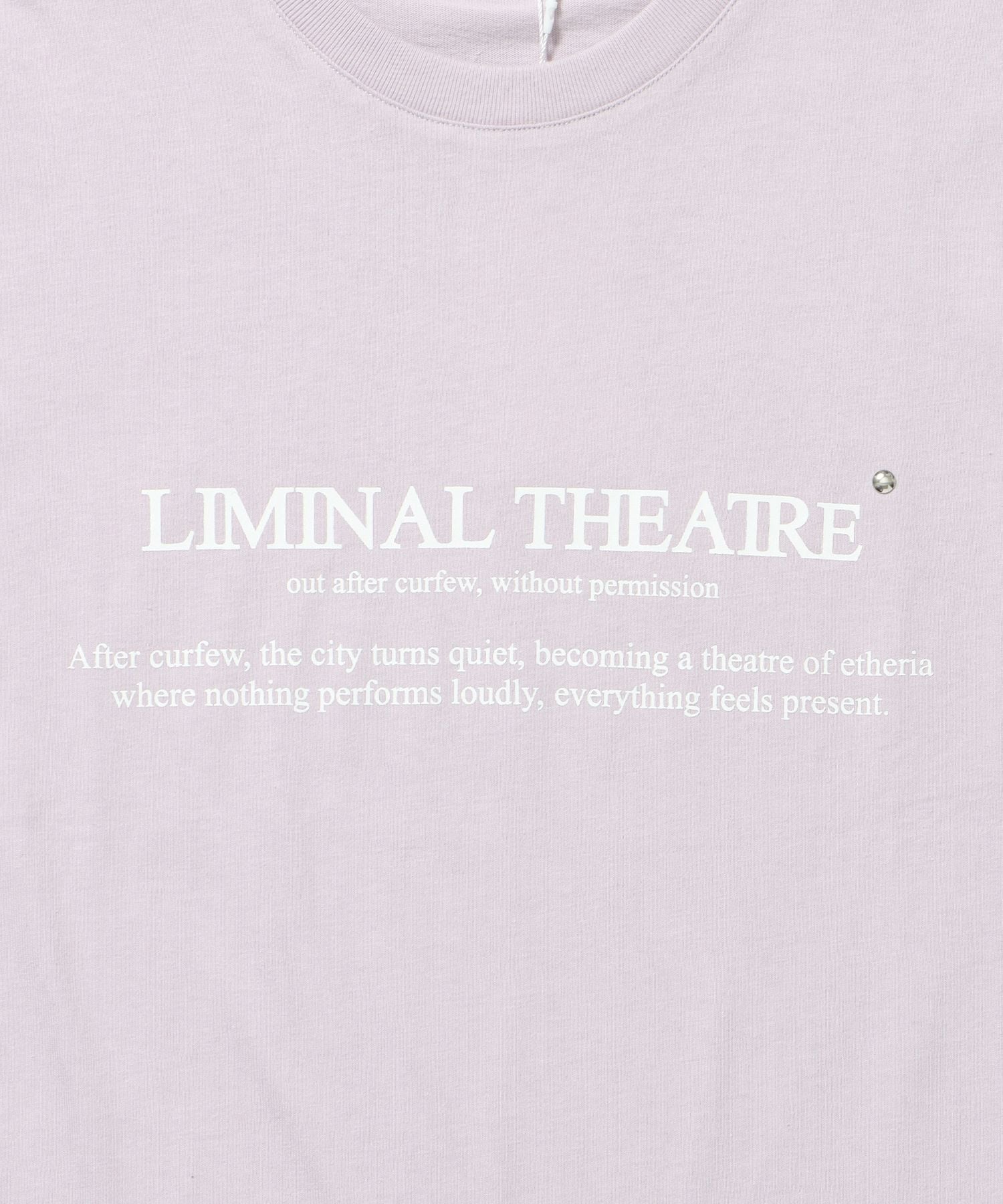 シンプルプリントロゴショート丈Tシャツ/ Tシャツ クルーネック 半袖 プリント スタッズ ワンポイント【短丈】 ピンク