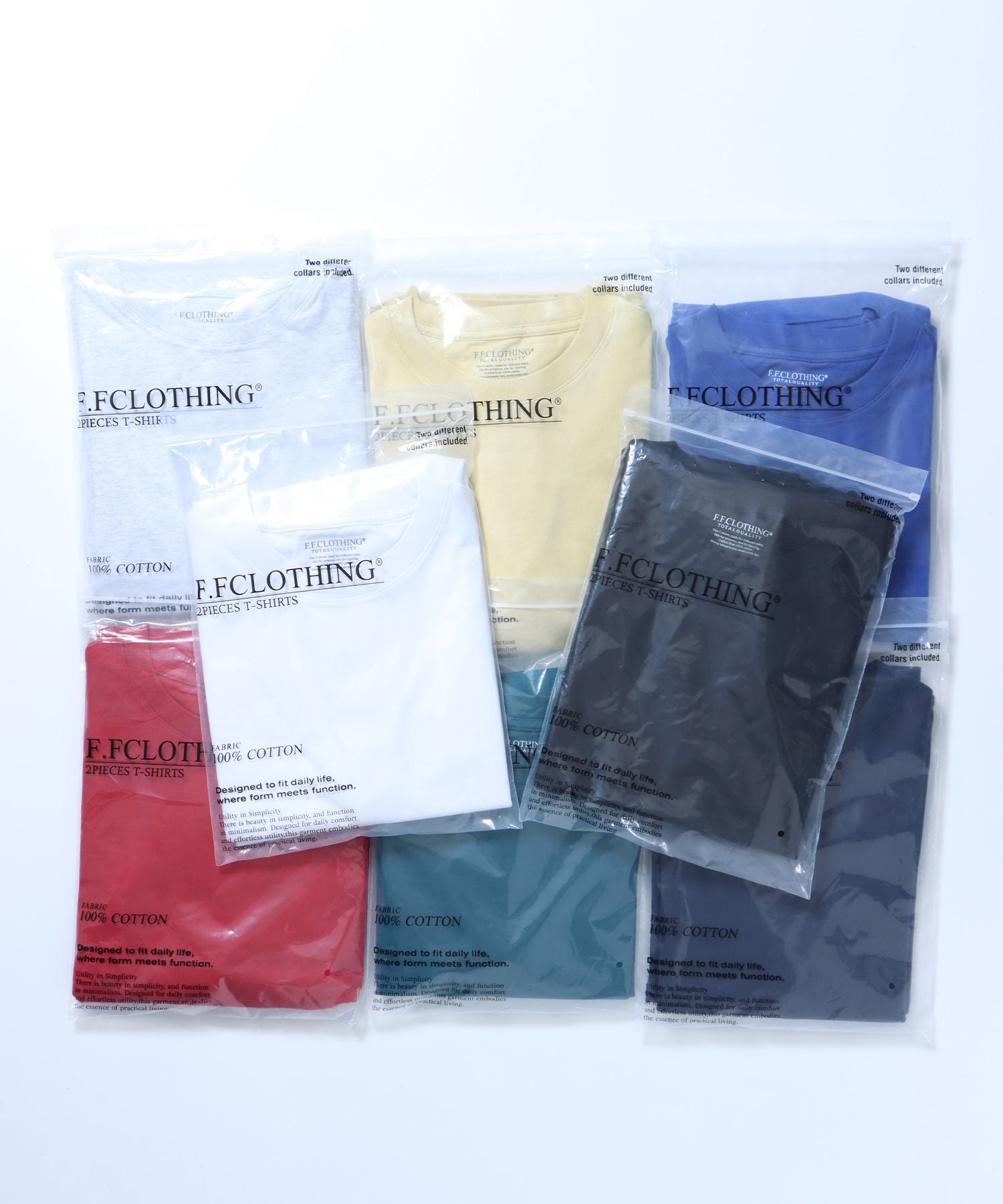 ヴィンテージパックTシャツ/ パックT 2枚 綿100% Tシャツ クルーネック 半袖 無地 シンプル ホワイト