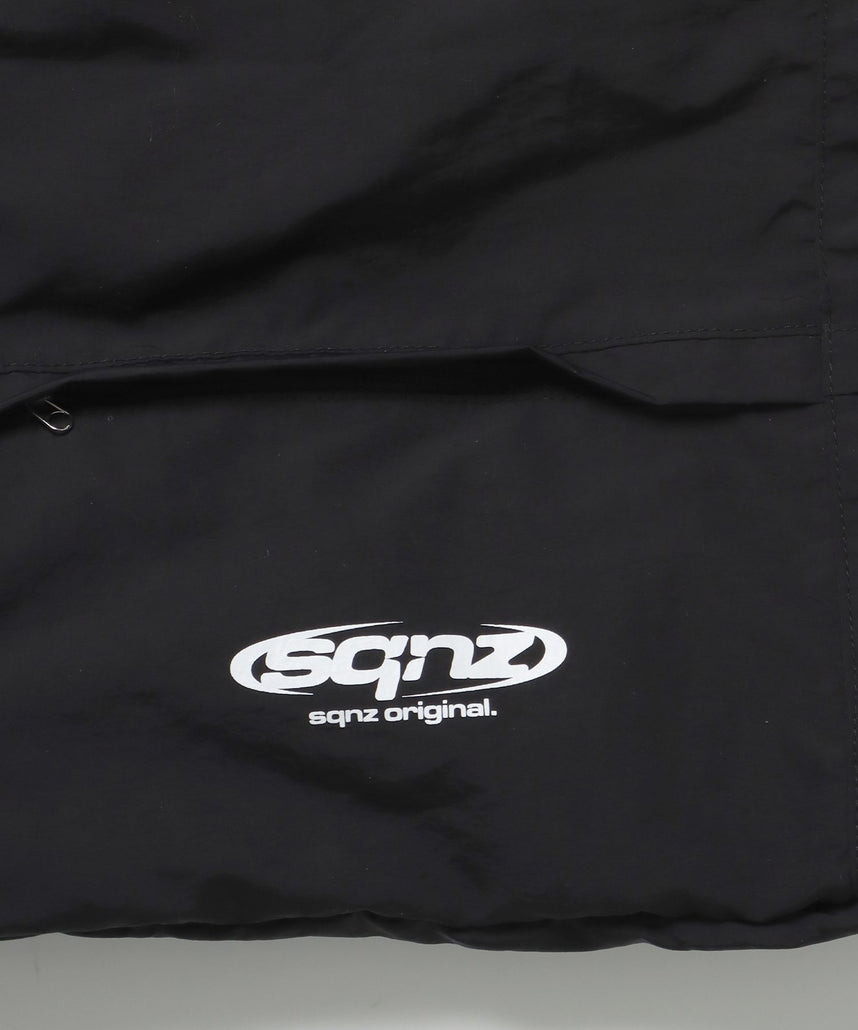 ≪予約商品≫sqnz 2way knapsack / ユニセックス ナップサック リュック 雑貨 バック 2WAY ドローコード ブラック