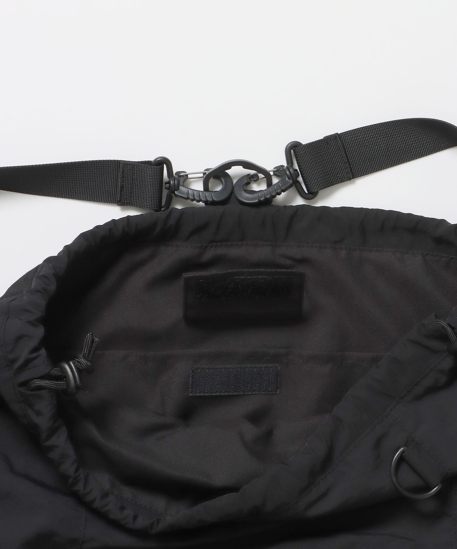 ≪予約商品≫sqnz 2way knapsack / ユニセックス ナップサック リュック 雑貨 バック 2WAY ドローコード ブラック
