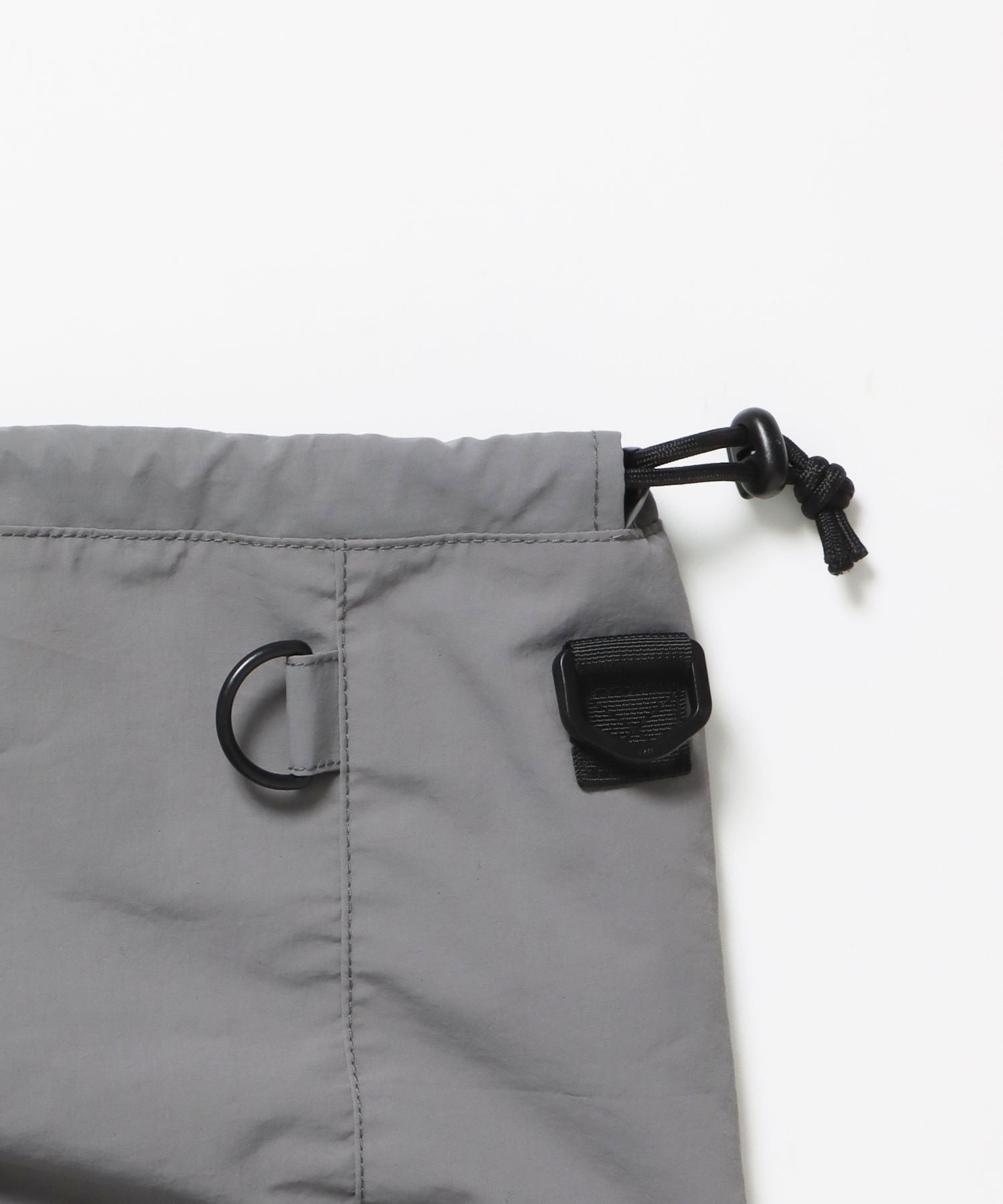 ≪予約商品≫sqnz 2way knapsack / ユニセックス ナップサック リュック 雑貨 バック 2WAY ドローコード グレー