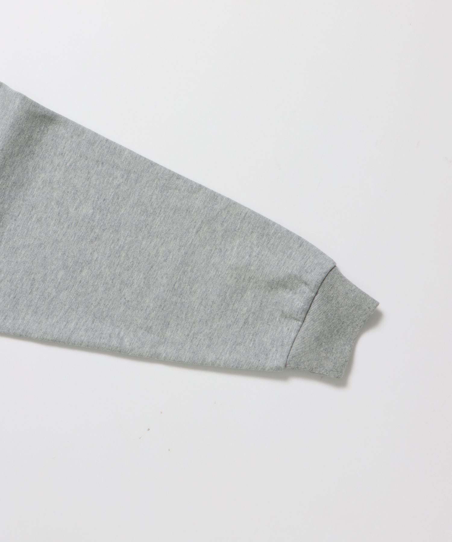 CUTOUT LETTER ZIP HOODY / オーバーサイズ ヘビーウェイト ジップパーカー フーディ ダブルジップ 刺繍 加工 【短丈】 グレー
